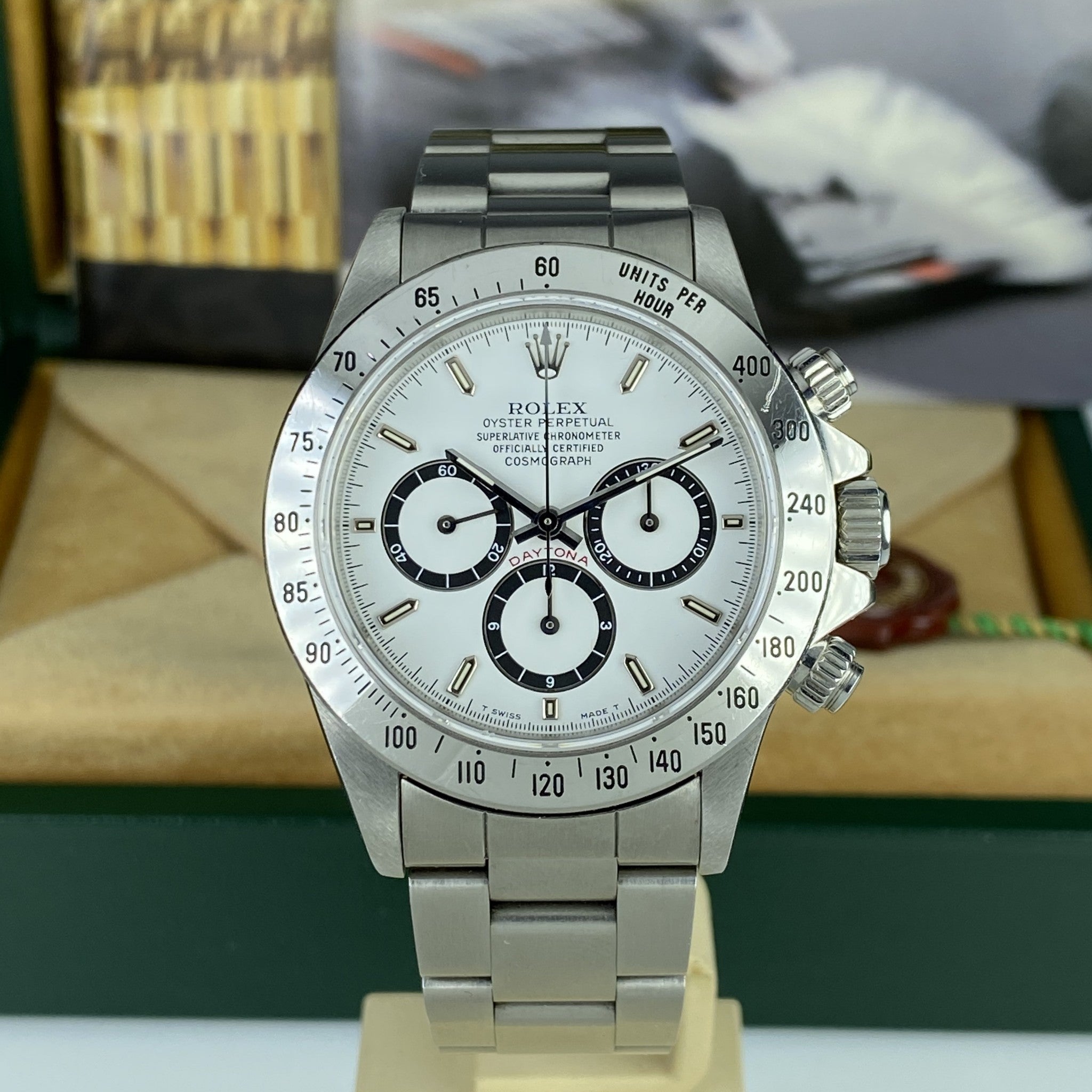 1990 Vintage Rolex 16520 Daytona Zenith Inverted 6 L Serial Unpolished