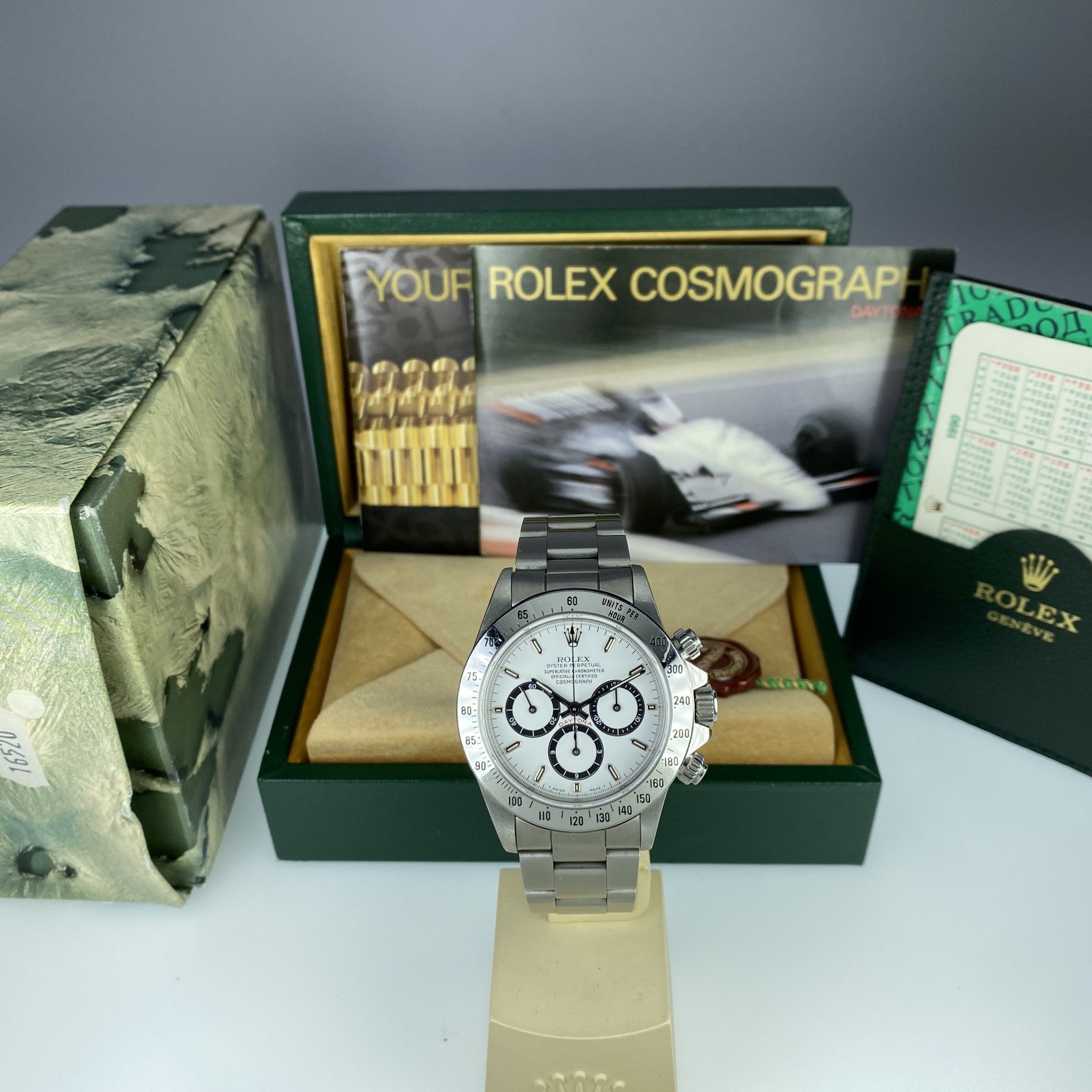 1990 Vintage Rolex 16520 Daytona Zenith Inverted 6 L Serial Unpolished