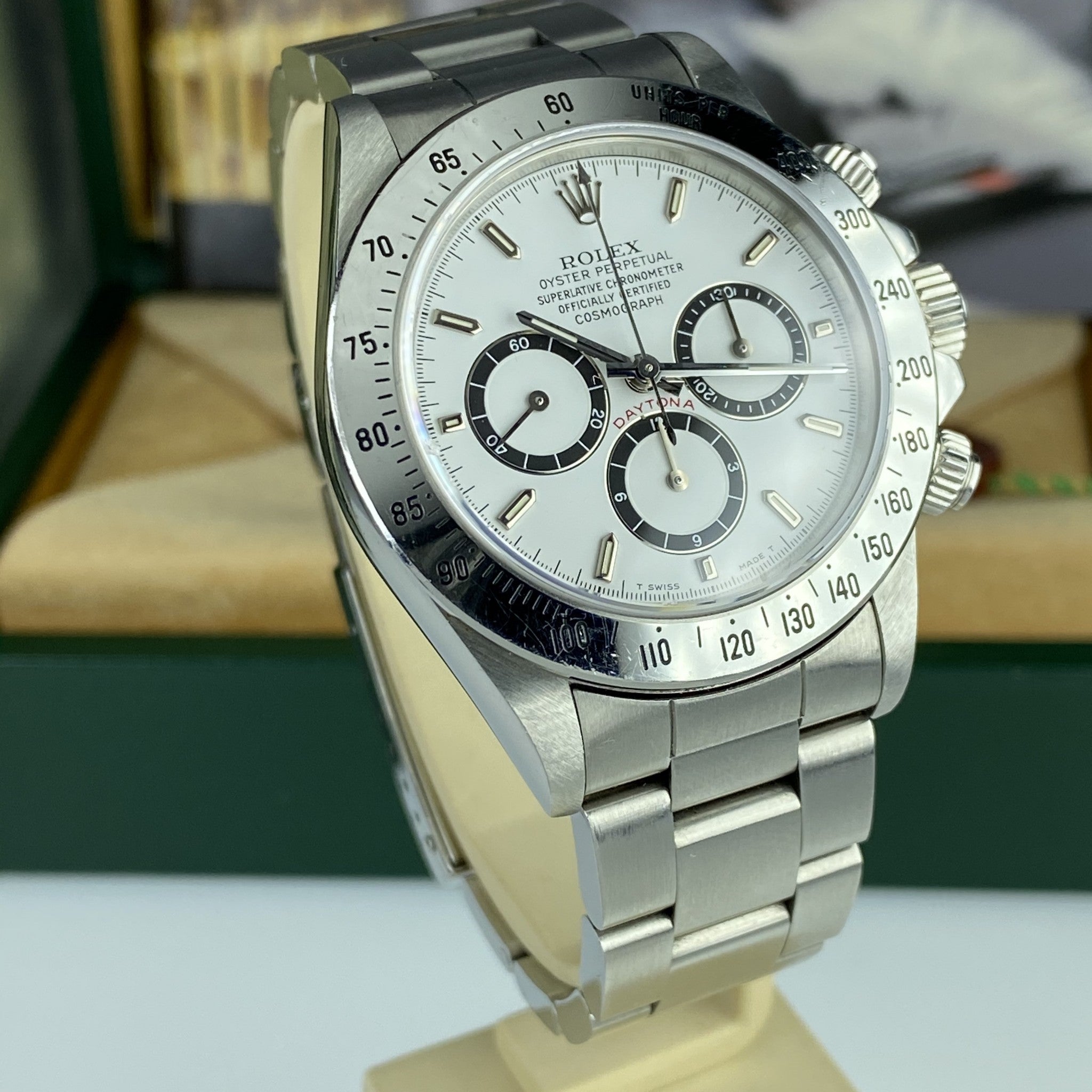 1990 Vintage Rolex 16520 Daytona Zenith Inverted 6 L Serial Unpolished