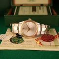 1964 NOS Rolex Oyster Perpetual Zephyr 1008 New Old Stock Steel and Yellow Gold Full Set
