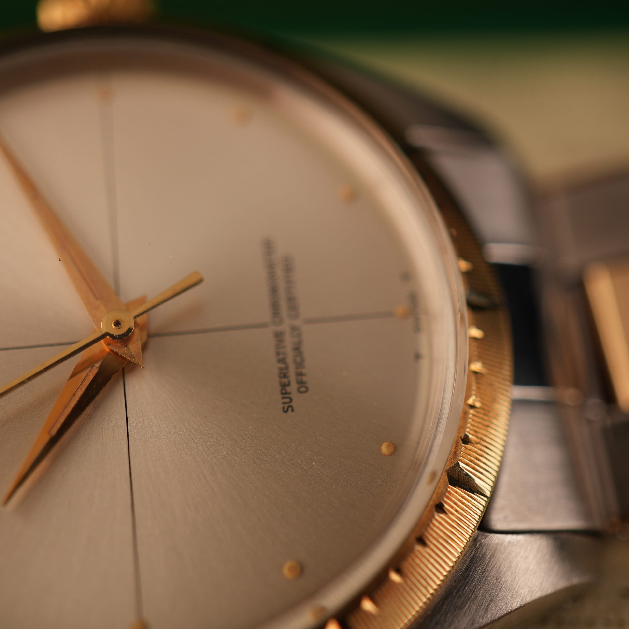 1964 NOS Rolex Oyster Perpetual Zephyr 1008 New Old Stock Steel and Yellow Gold Full Set