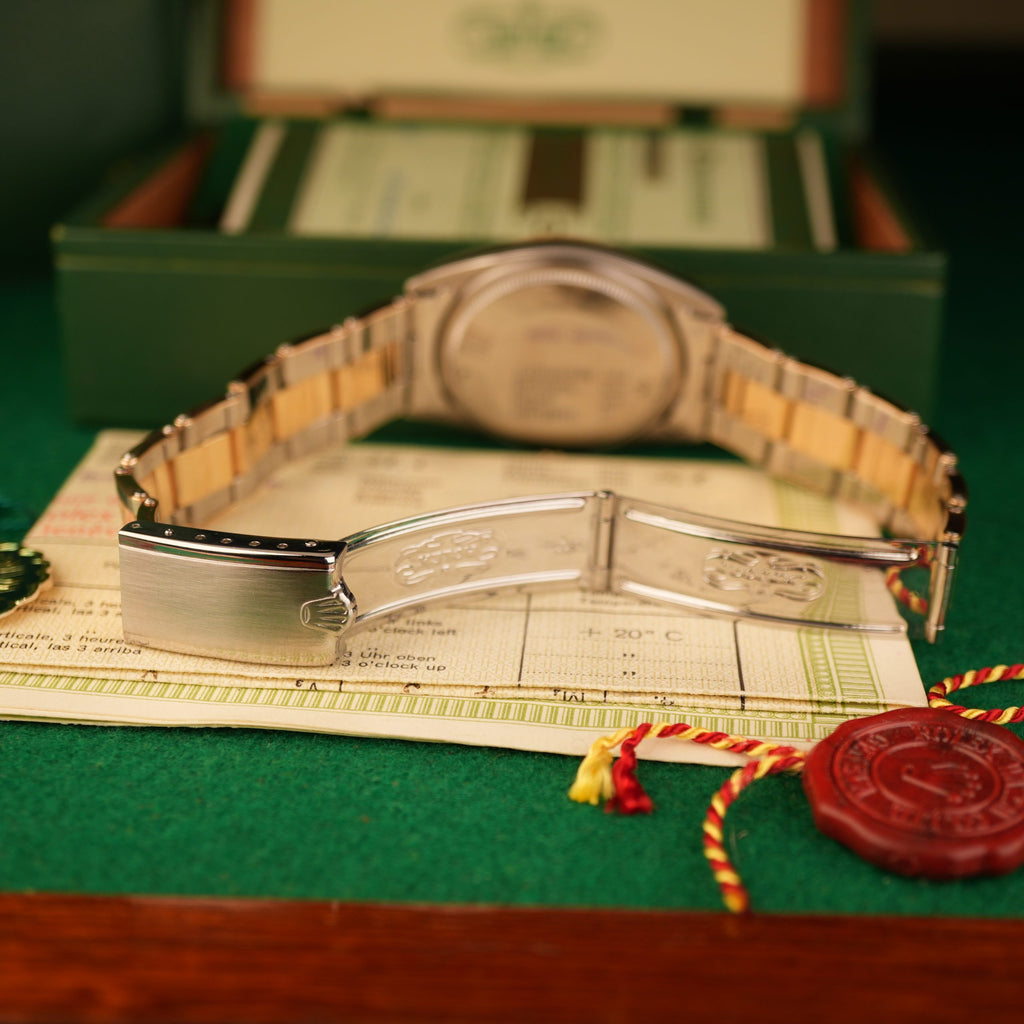 1964 NOS Rolex Oyster Perpetual Zephyr 1008 New Old Stock Steel and Yellow Gold Full Set