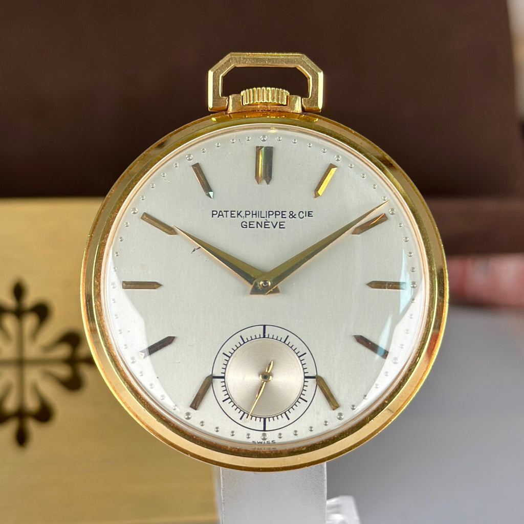1940’s Patek Philippe Ref 600 Large Pocket watch 18k Gold Belong to NFL Player