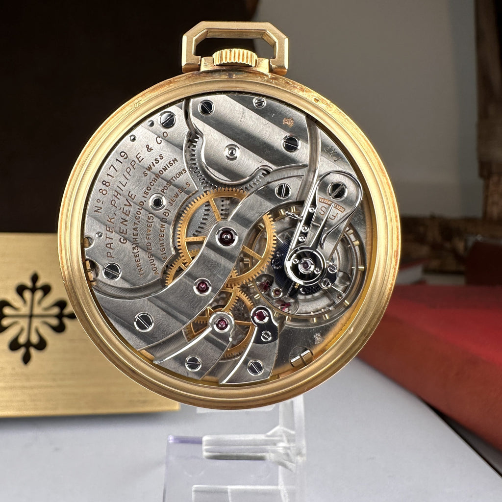 1940’s Patek Philippe Ref 600 Large Pocket watch 18k Gold Belong to NFL Player
