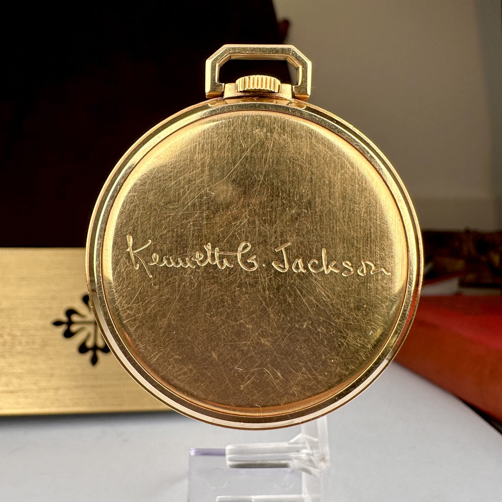 1940’s Patek Philippe Ref 600 Large Pocket watch 18k Gold Belong to NFL Player