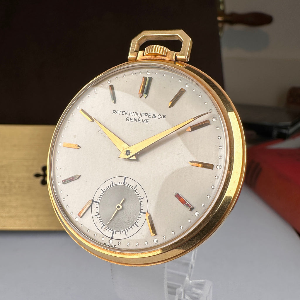1940’s Patek Philippe Ref 600 Large Pocket watch 18k Gold Belong to NFL Player