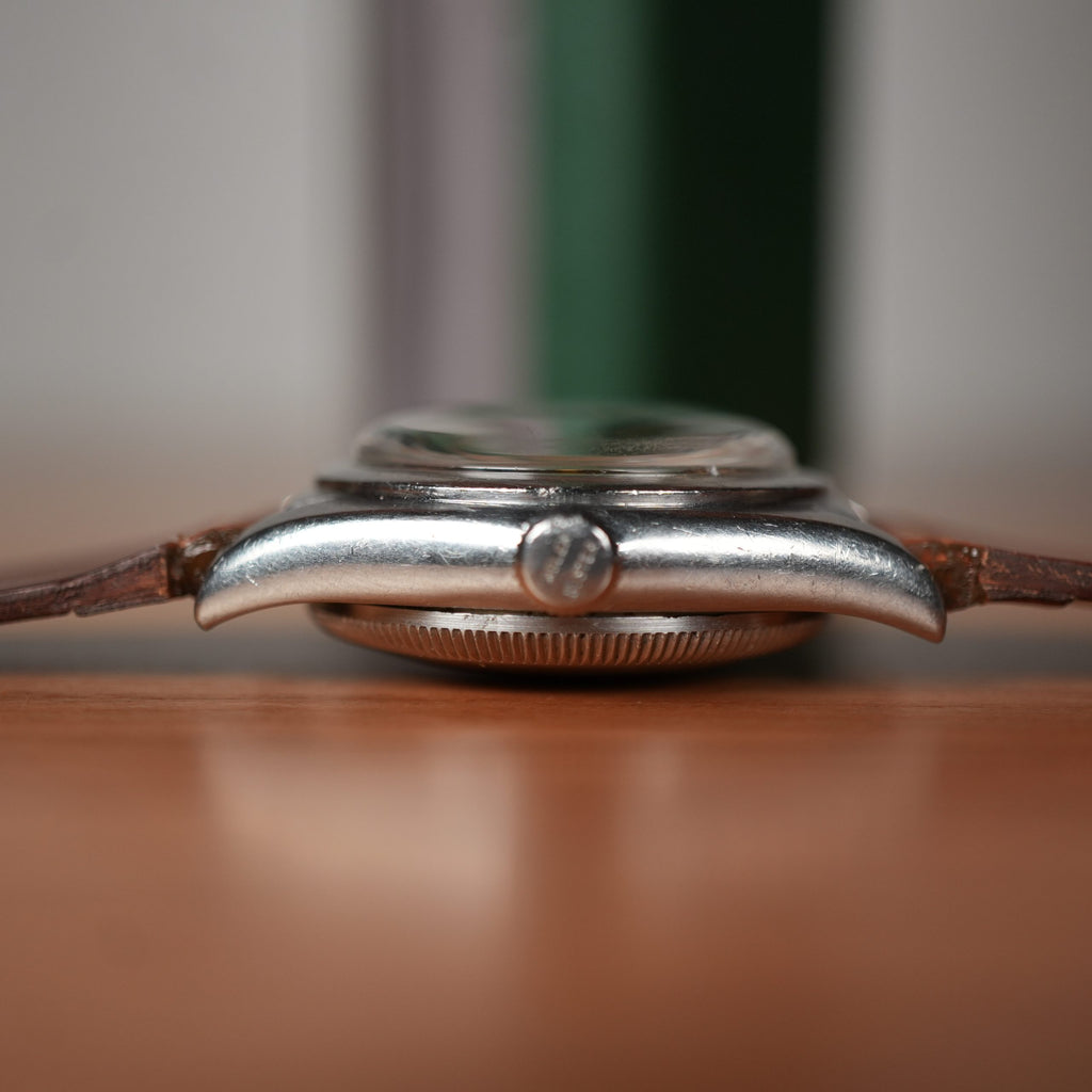 1941 Rolex Oyster Perpetual 2940 Bubbleback Full Tropical Brown Caramel Gilt Dial