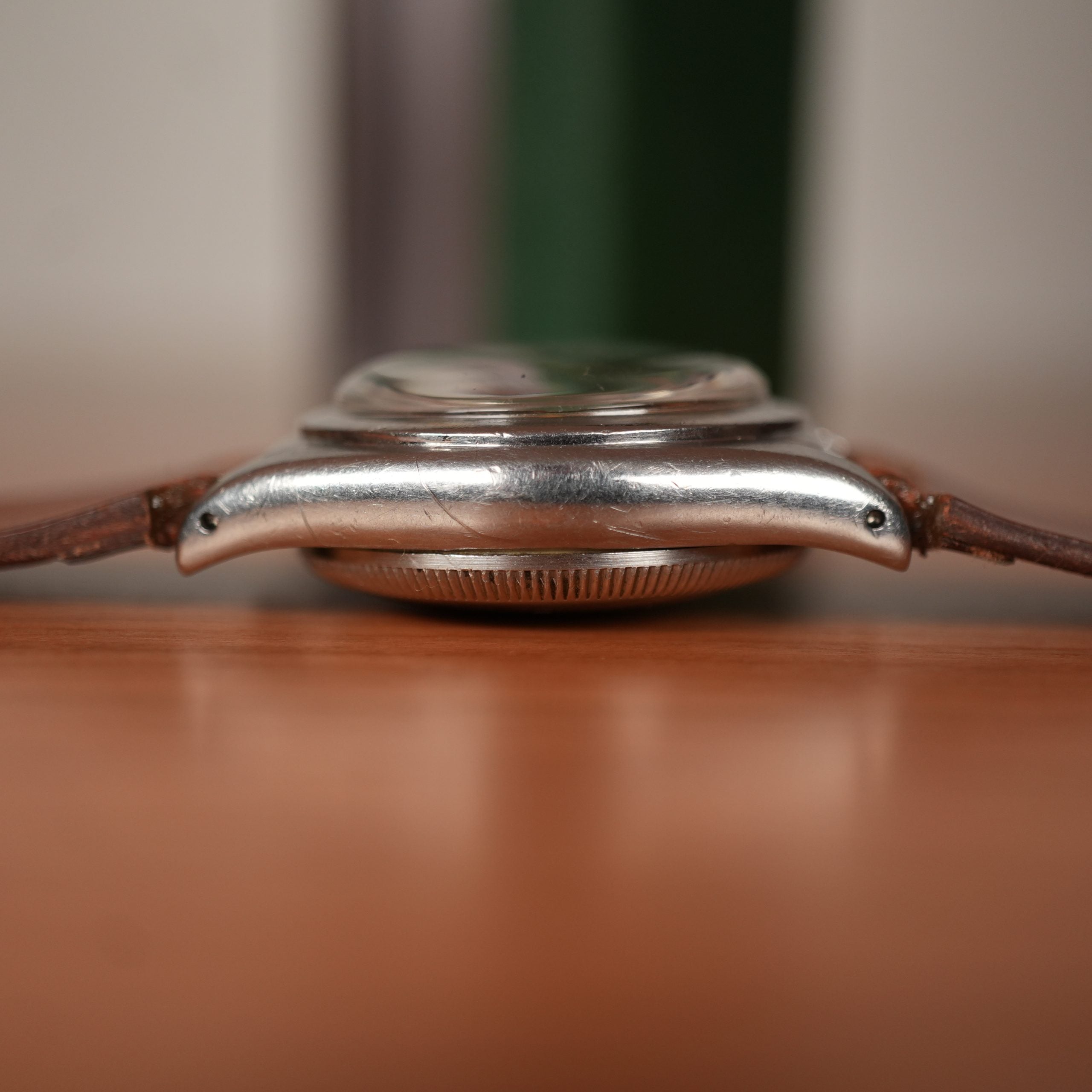 1941 Rolex Oyster Perpetual 2940 Bubbleback Full Tropical Brown Caramel Gilt Dial