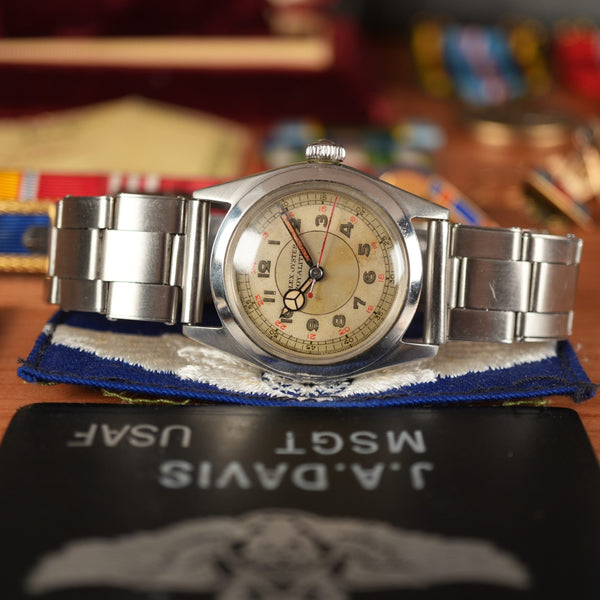 1942 Rolex Oyster Royalite 4220 USAF Army Provenance Pilot Dial Box and Papers