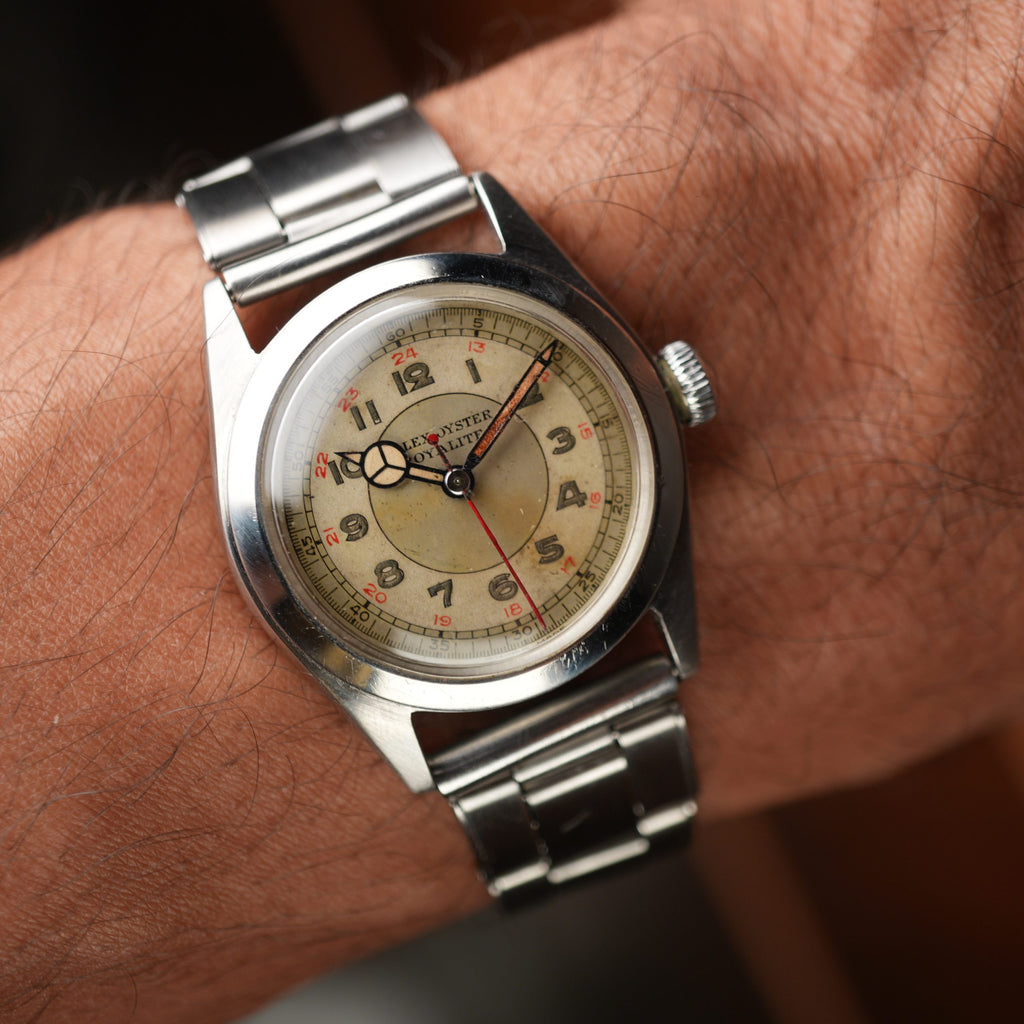 1942 Rolex Oyster Royalite 4220 USAF Army Provenance Pilot Dial Box and Papers