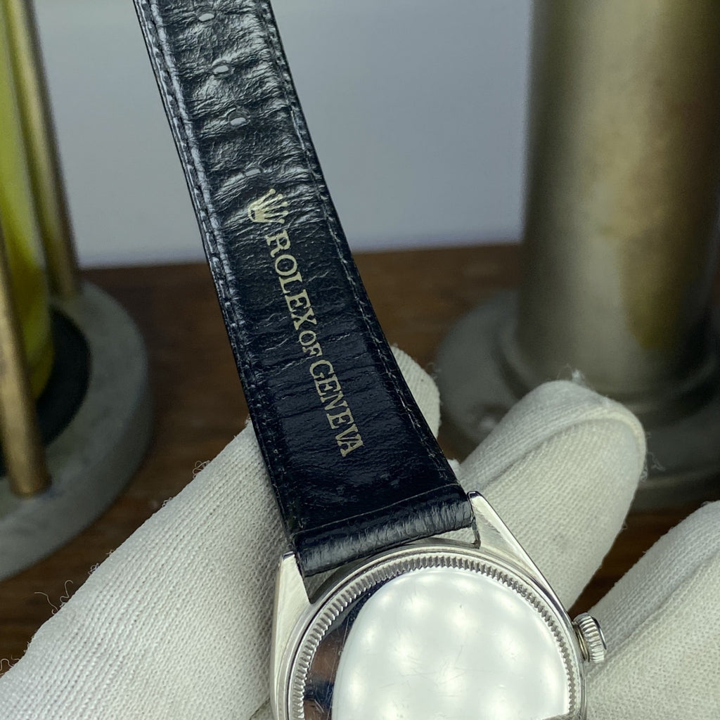 1946 Vintage Rolex Oyster Air-King 4365 First Generation Rhodium Dial