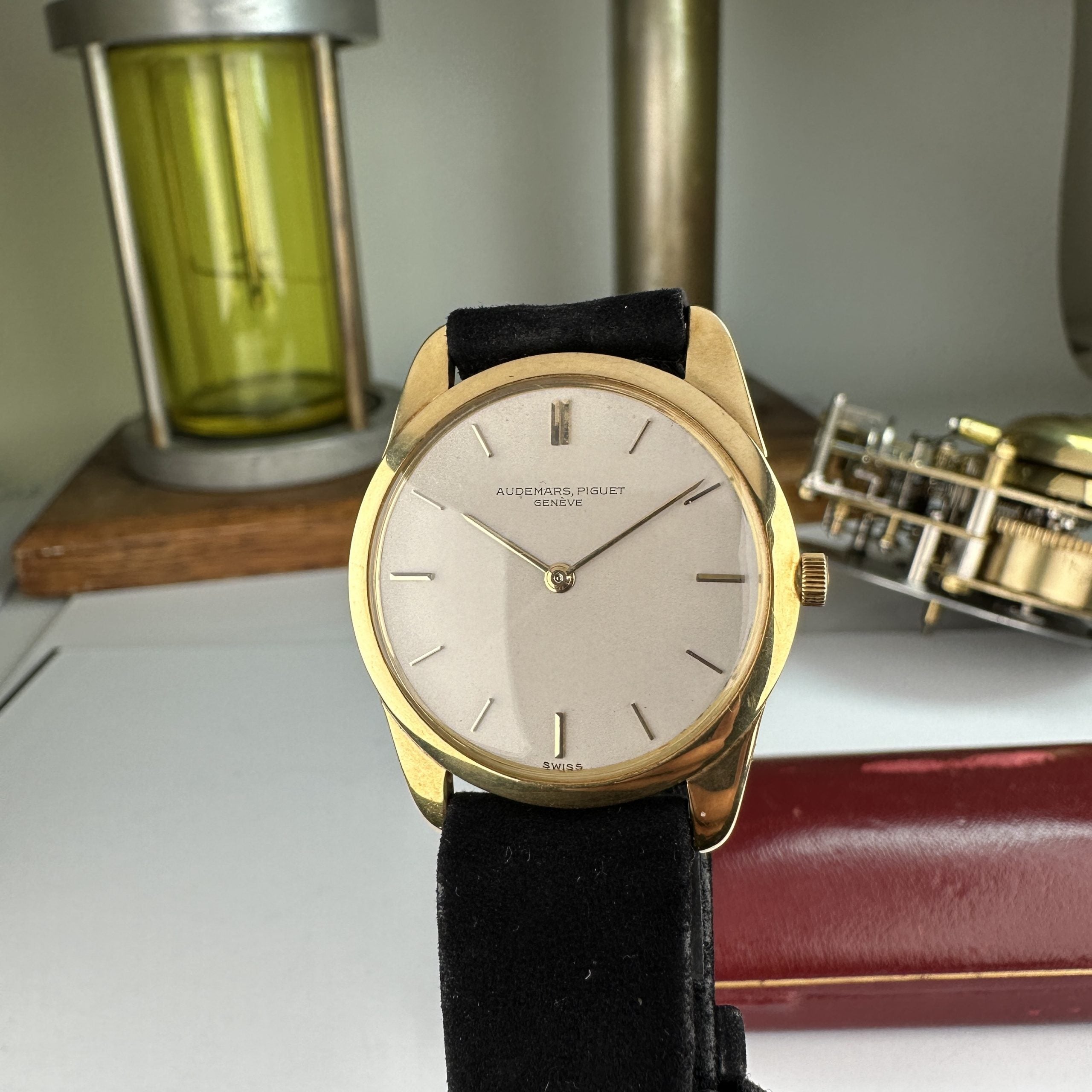 1950’S Audemars Piguet Calatrava Boy Size 32mm Screw back 18k Gold