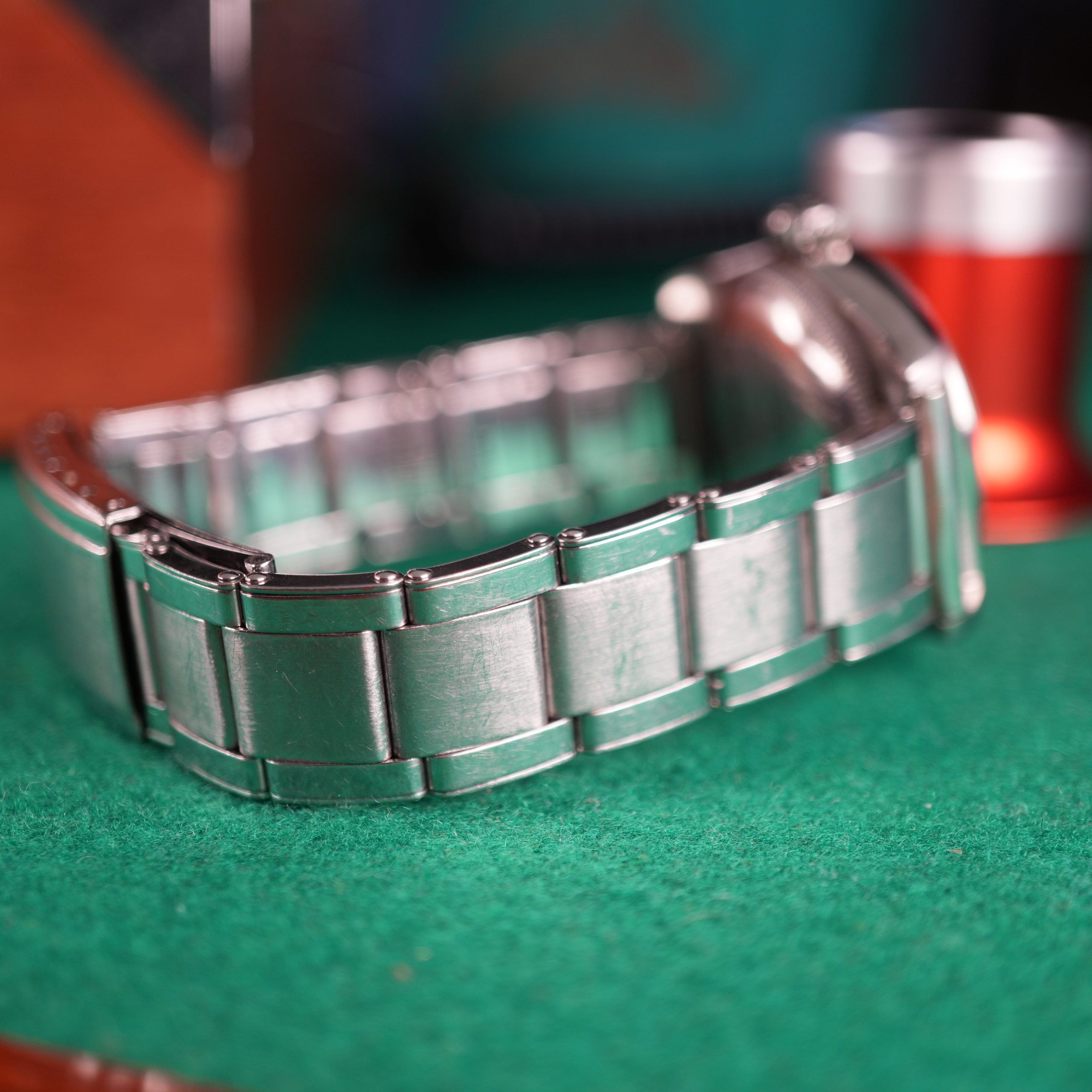 1950 Rolex Oyster Perpetual Bubble Back Ref 6050 with Original Gay Frères Stretch Rivet Bracelet