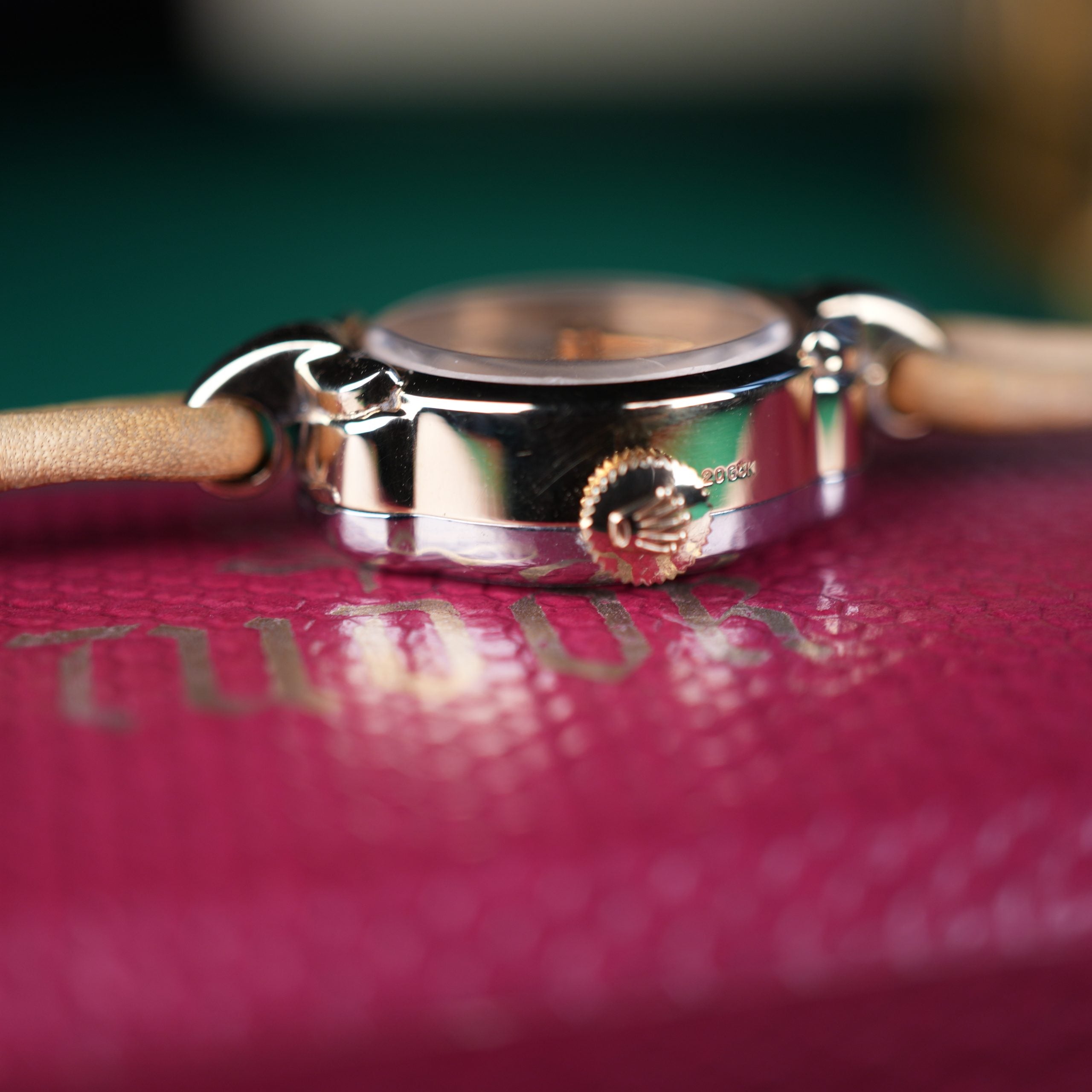 1950’s Rolex Tudor Ref. 577 Ladies Watch New Old Stock Manual Wind Gold Plated Original Box and Stickers