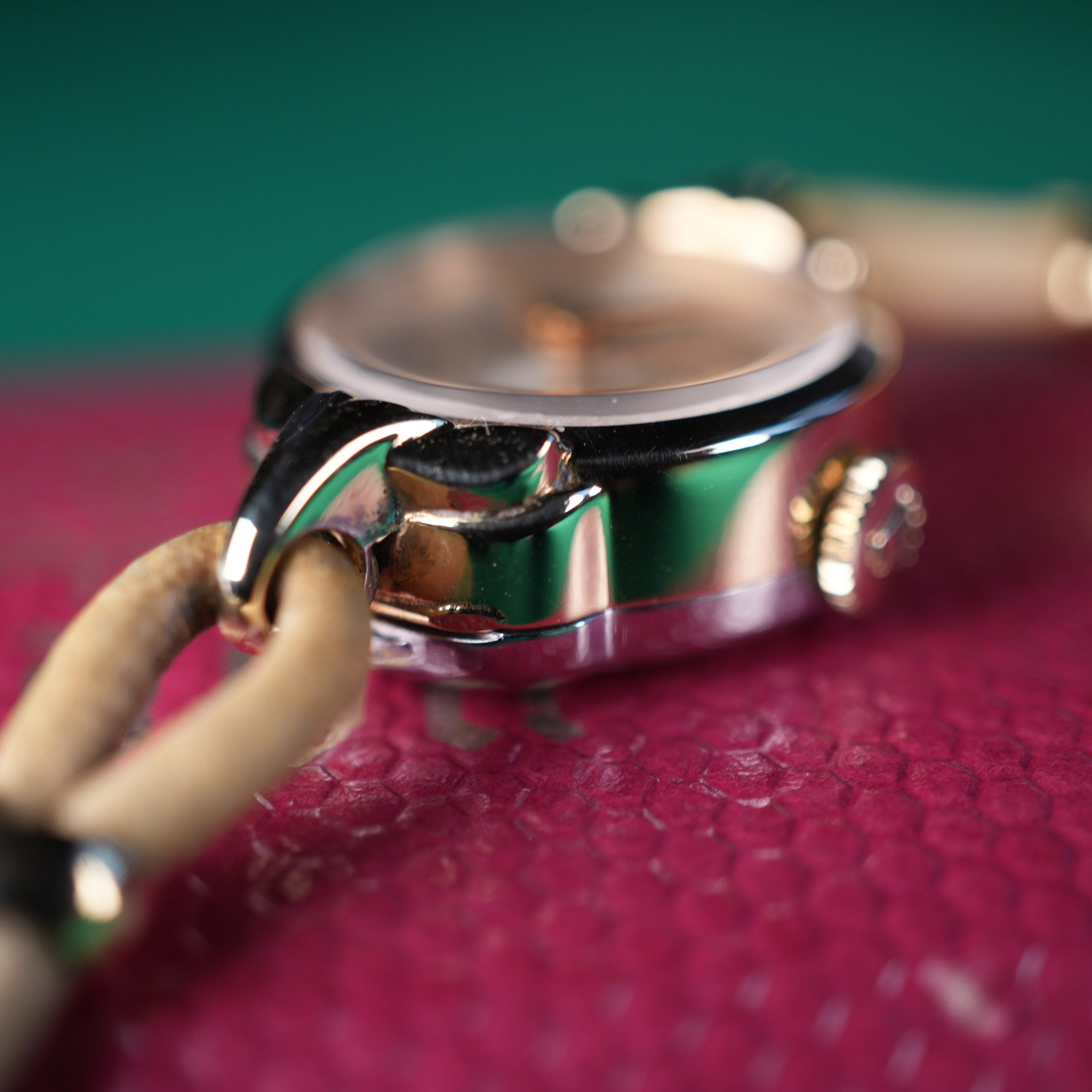 1950’s Rolex Tudor Ref. 577 Ladies Watch New Old Stock Manual Wind Gold Plated Original Box and Stickers