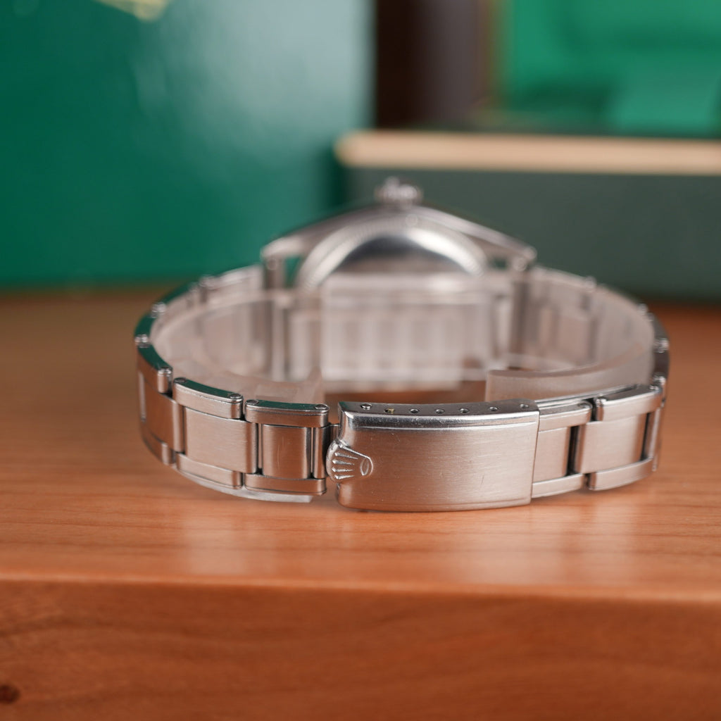 1953 Rolex Oyster Perpetual 6084 Very Early Production with Rare Diamond Shaped Marker Radium Factory Dial