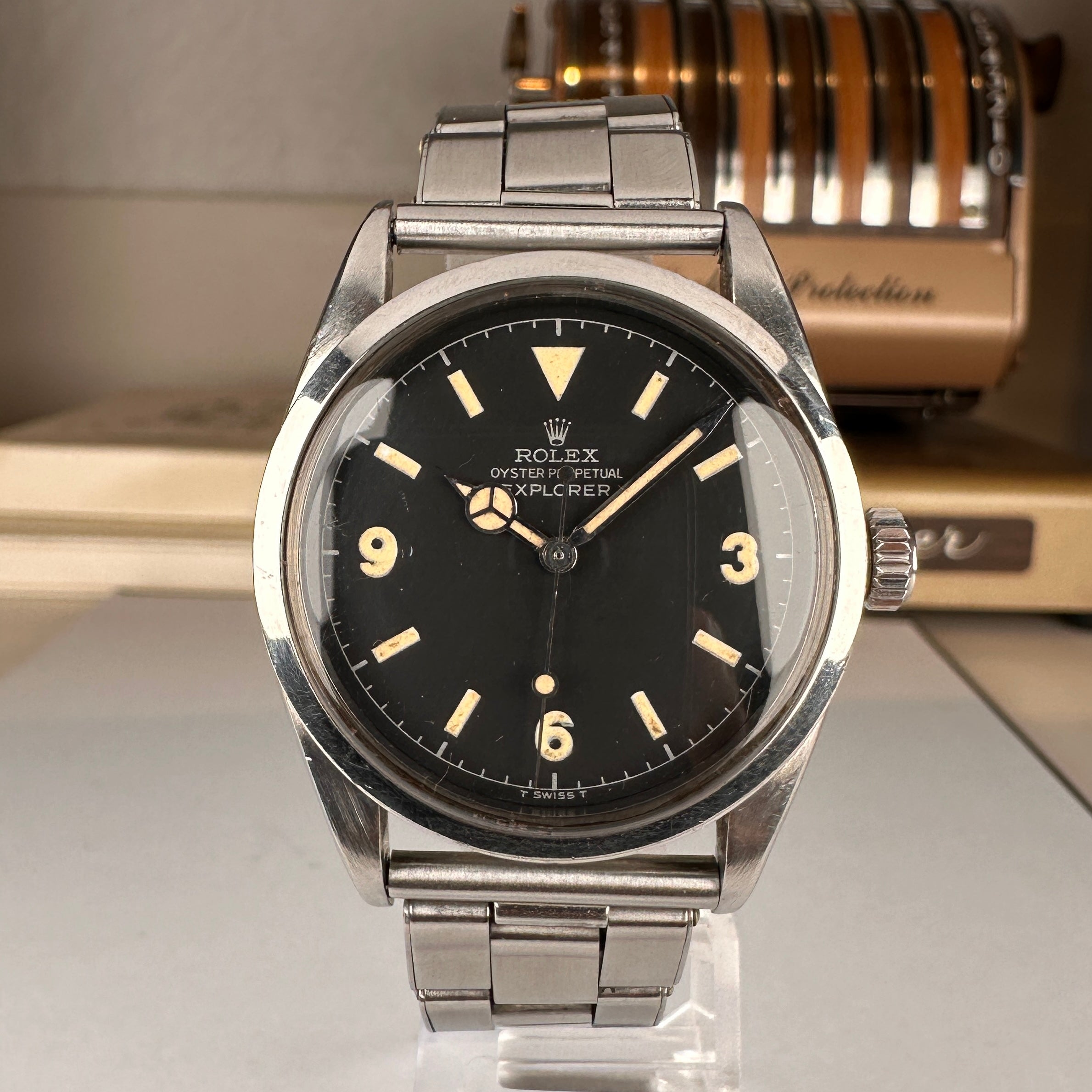 1953 Vintage Rolex Explorer 6150 Chapter Ring Dial and Silver Print