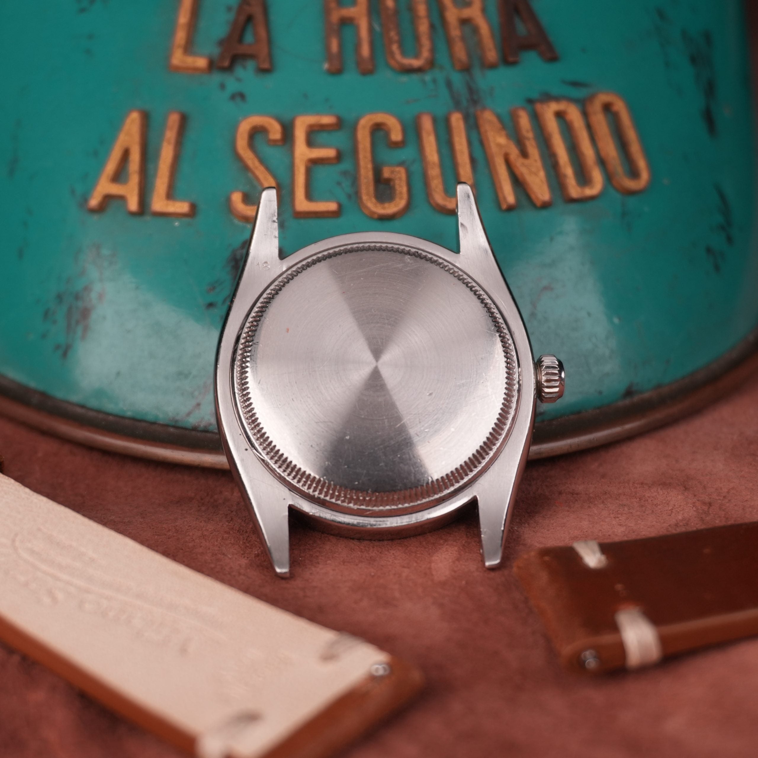 1953 Rolex Oyster Perpetual 6206/84 Waffle Dial Flat Bezel 36mm