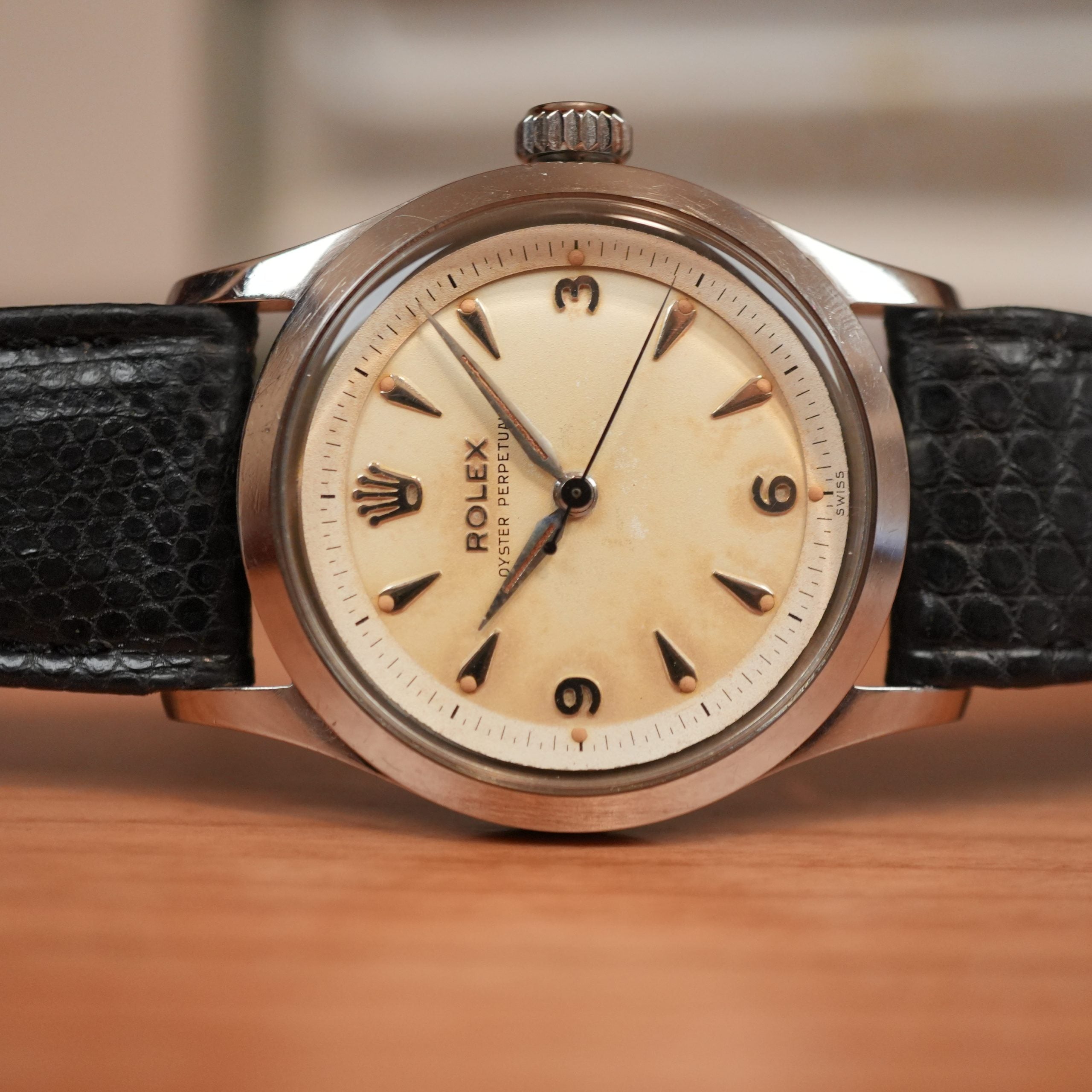 1954 Rolex Oyster Perpetual 6332 Explorer Dial Unpolished Near NOS