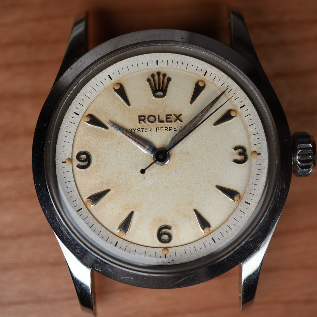 1954 Rolex Oyster Perpetual 6332 Explorer Dial Unpolished Near NOS