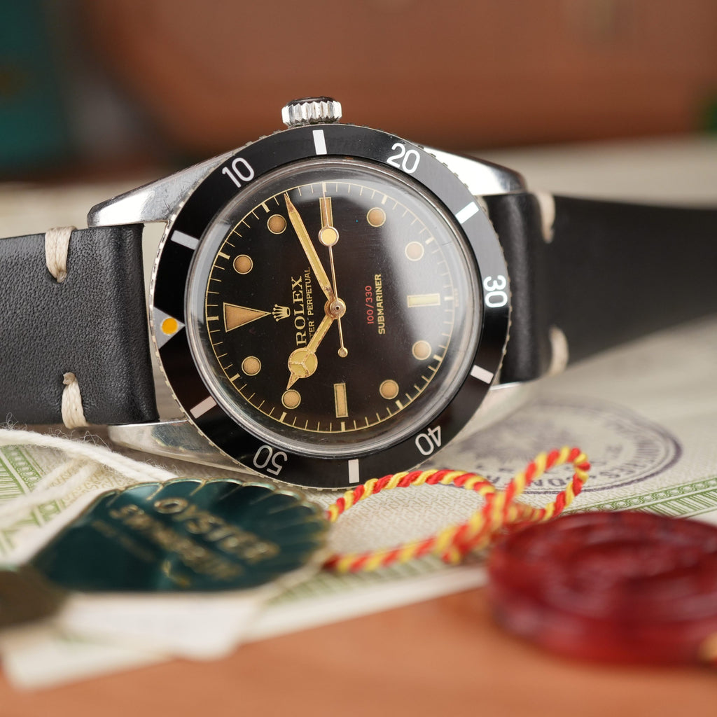 1956 Rolex Submariner 6536/1 Chronometer Certificate with Box and Papers