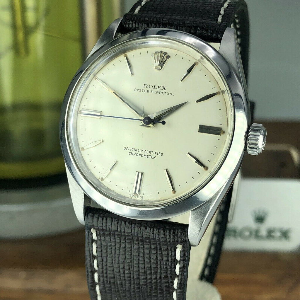 1956 Vintage Rolex Oyster Perpetual 6564 Original Dial & Hands Cal. 1030