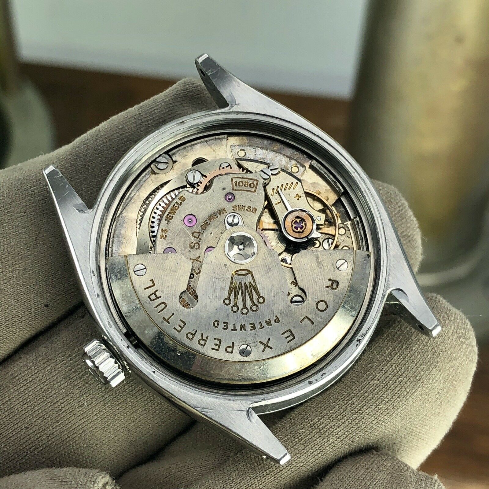 1956 Vintage Rolex Oyster Perpetual 6564 Original Dial & Hands Cal. 1030