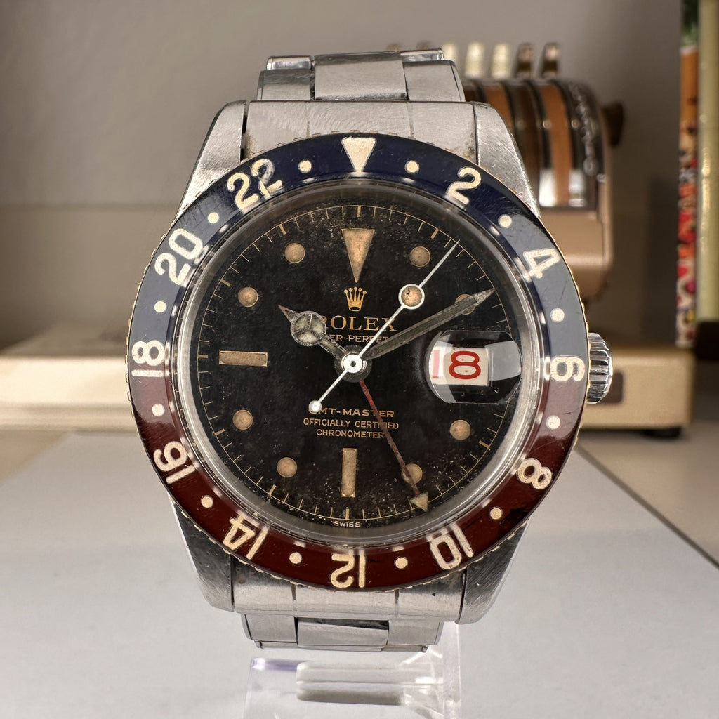 1957 Rolex GMT-Master 6542 Radium Tropical Brown Dial Bakelite Bezel