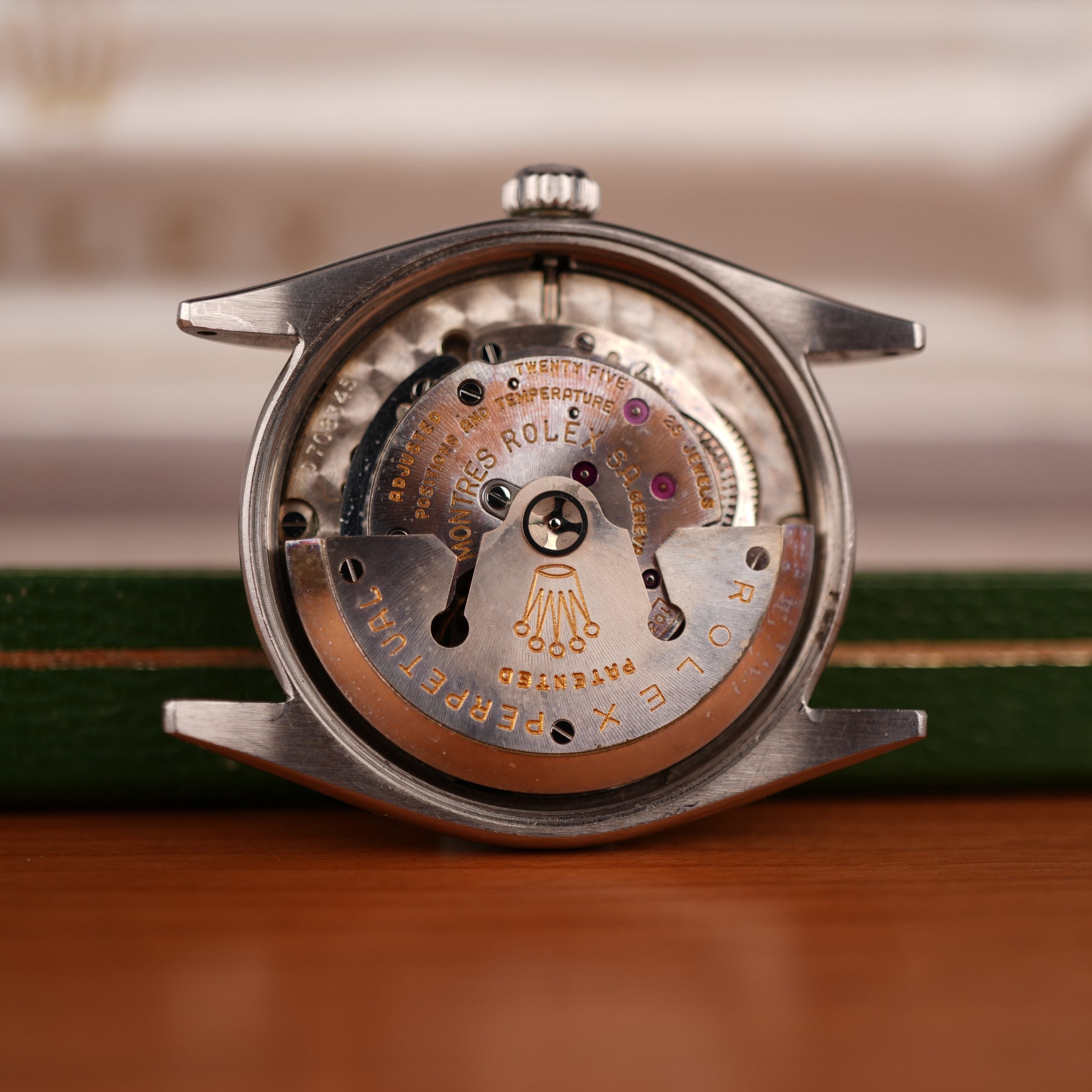 1957 Rolex Oyster Perpetual Chronometer Ref. 6564 Tropical Dial Full Set With Original Box