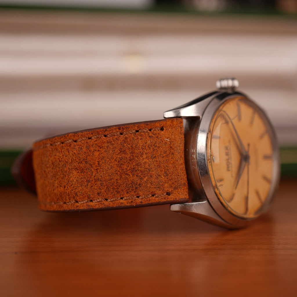 1957 Rolex Oyster Perpetual Chronometer Ref. 6564 Tropical Dial Full Set With Original Box
