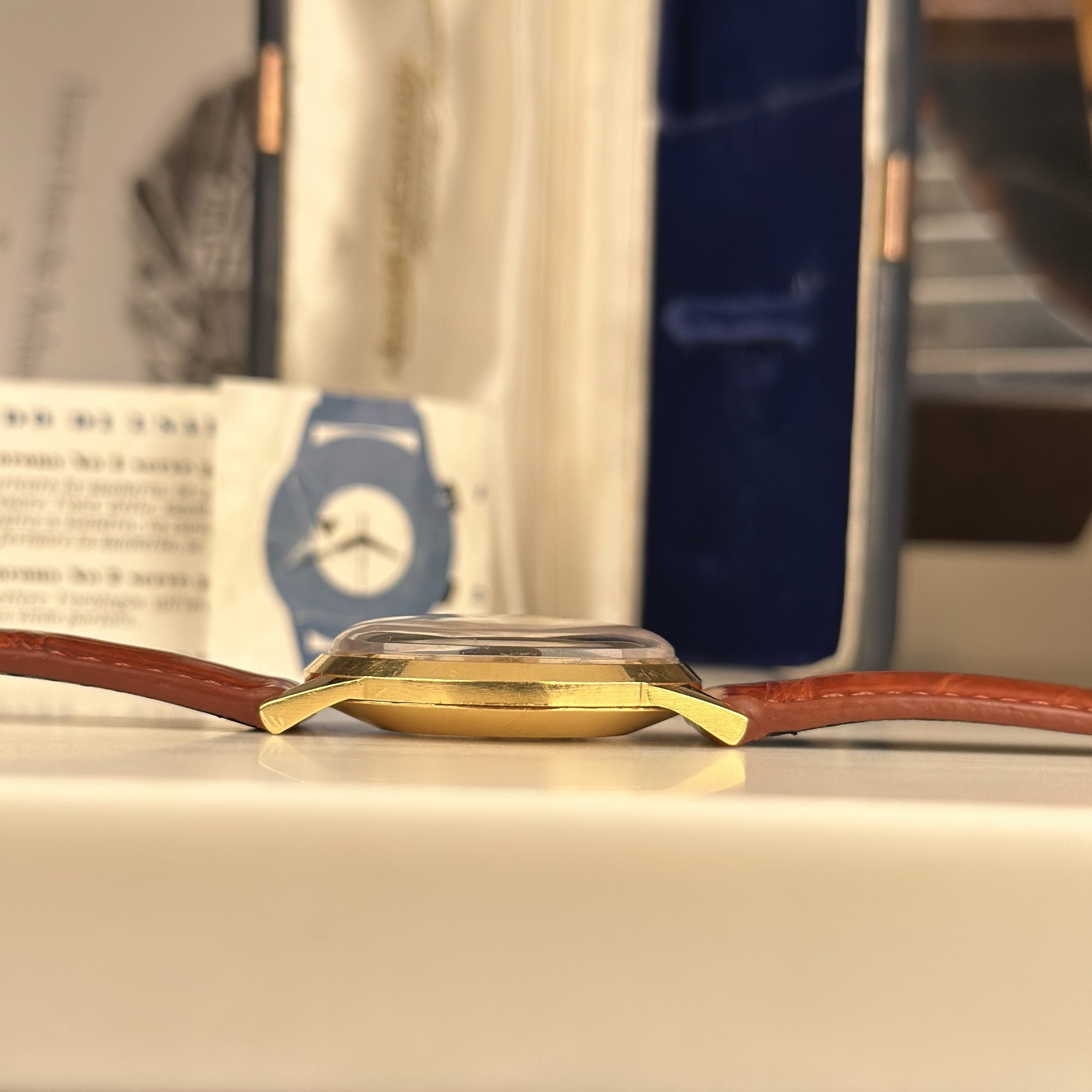 1959 Very Rare Jaeger LeCoulre Memovox 3159 Parking Alarm 18k Solid Gold With Archive from JLC