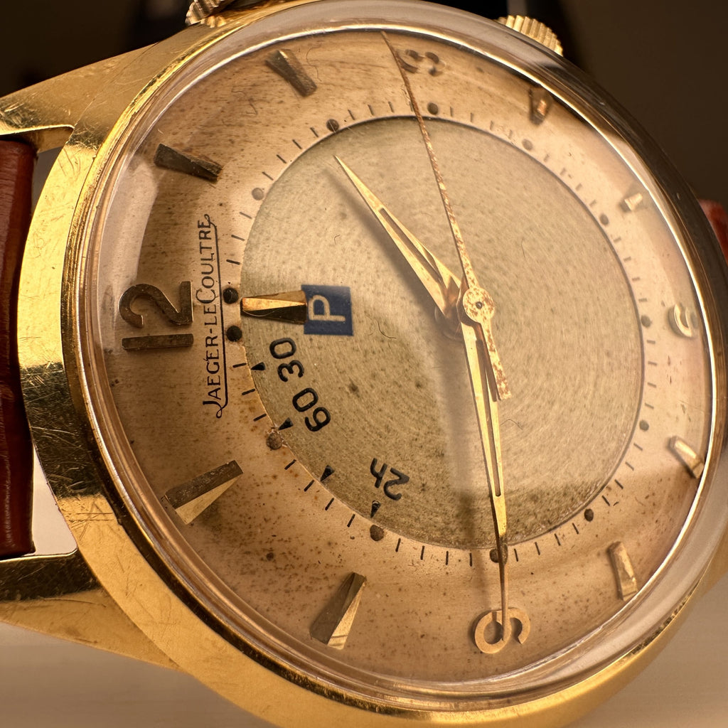 1959 Very Rare Jaeger LeCoulre Memovox 3159 Parking Alarm 18k Solid Gold With Archive from JLC