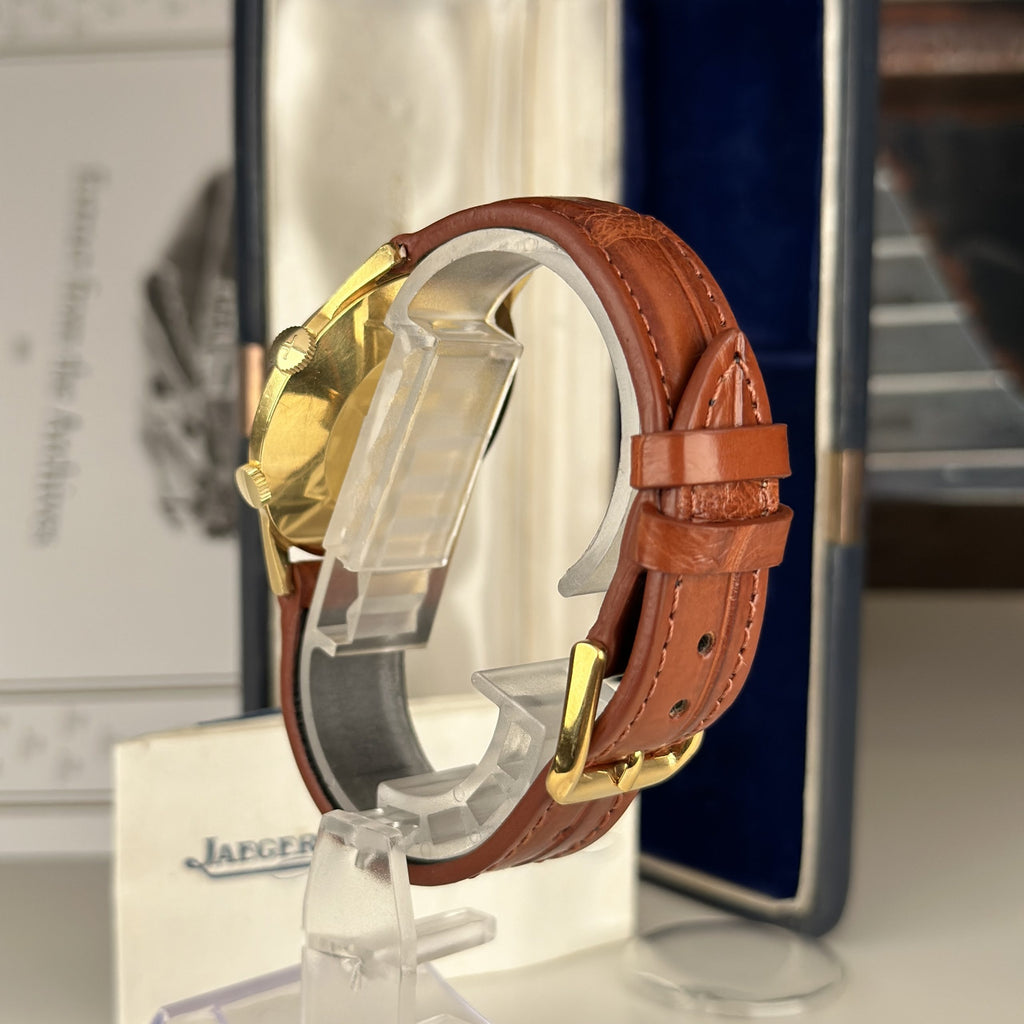 1959 Very Rare Jaeger LeCoulre Memovox 3159 Parking Alarm 18k Solid Gold With Archive from JLC