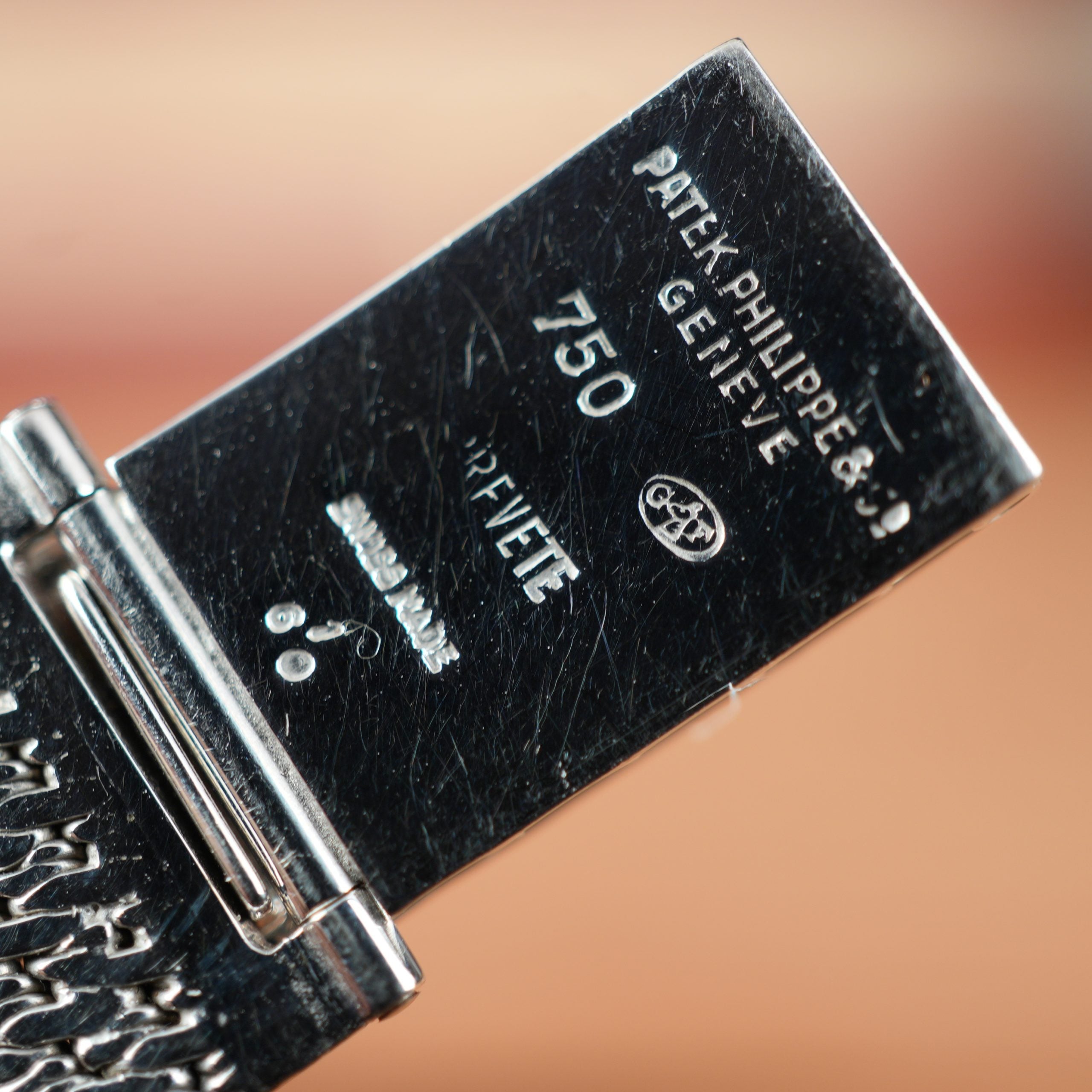 1960 Patek Philippe Calatrava 3445G White Gold Unique Gay Frères Bracelet  Unpolished
