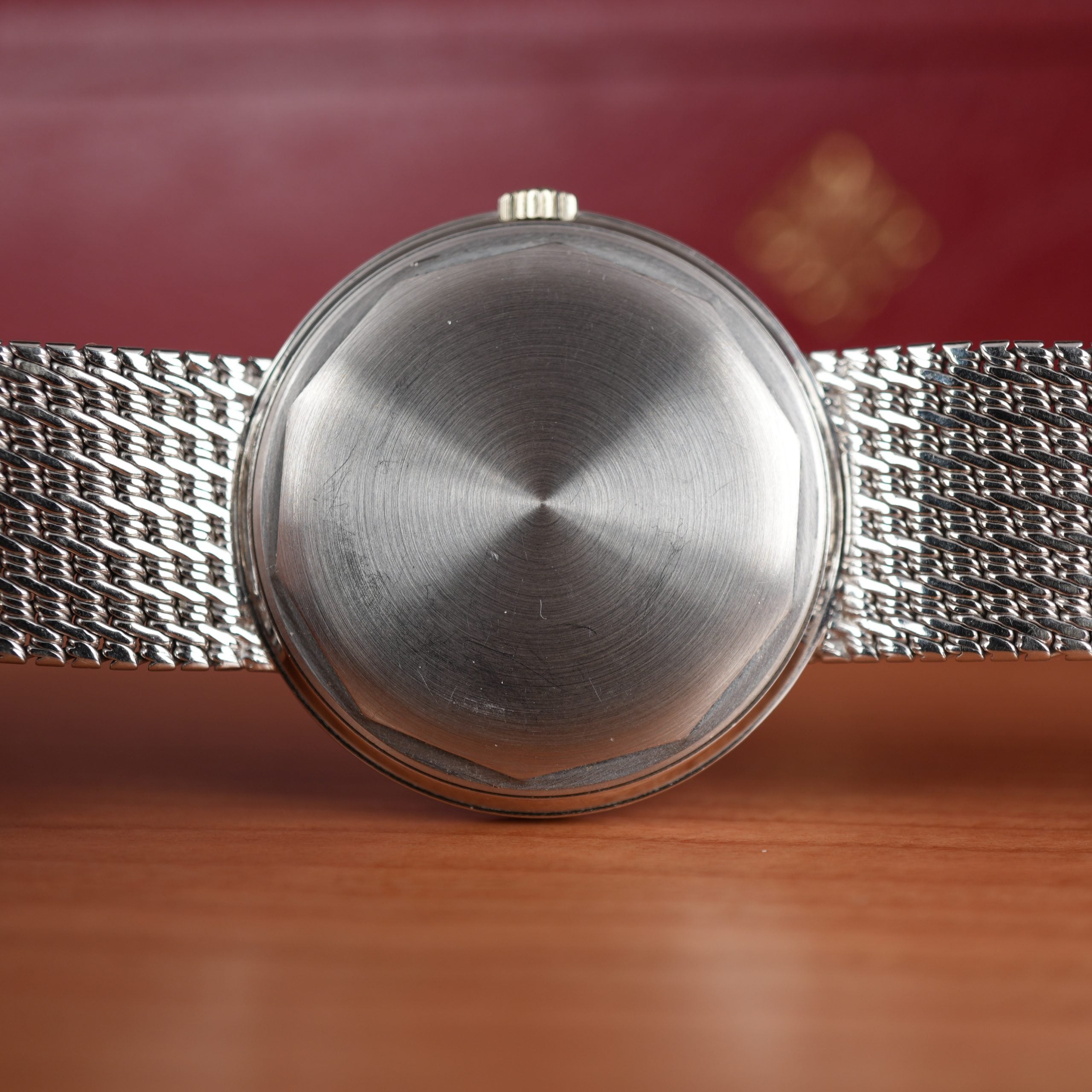 1960 Patek Philippe Calatrava 3445G White Gold Unique Gay Frères Bracelet  Unpolished