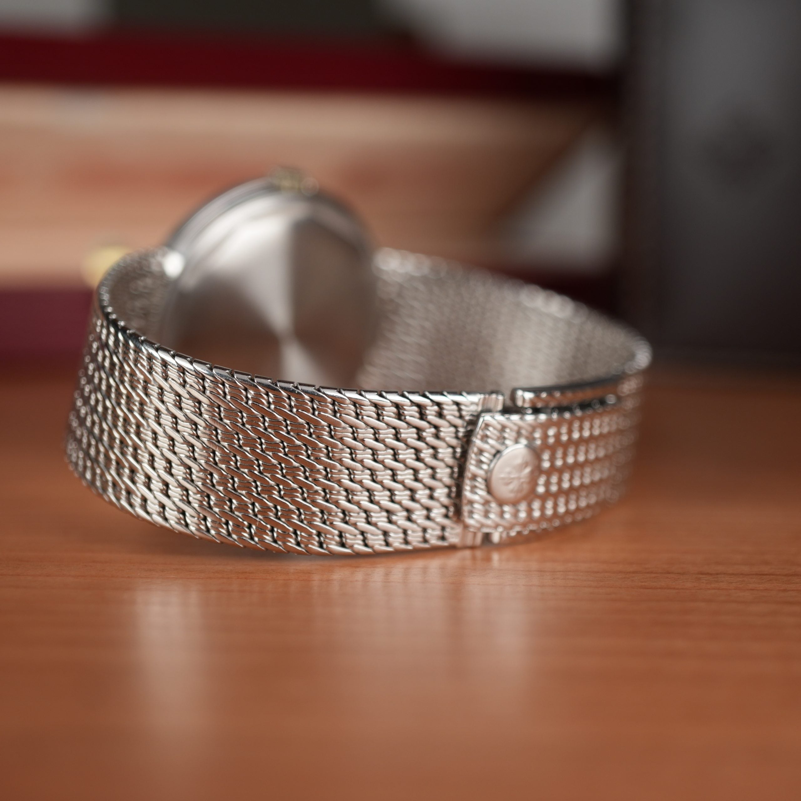 1960 Patek Philippe Calatrava 3445G White Gold Unique Gay Frères Bracelet  Unpolished