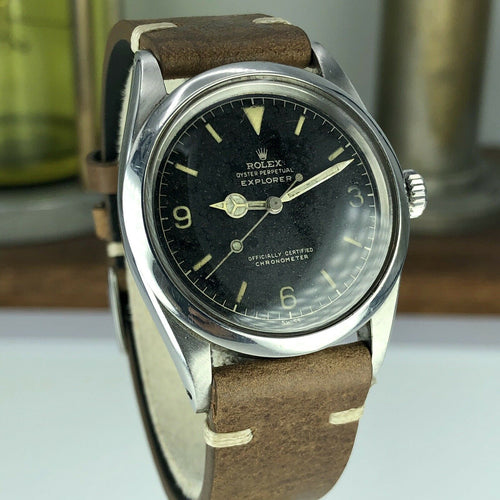 1960 Rare Vintage Rolex Explorer 1016 ’OCC’ Gilt Radium Dial