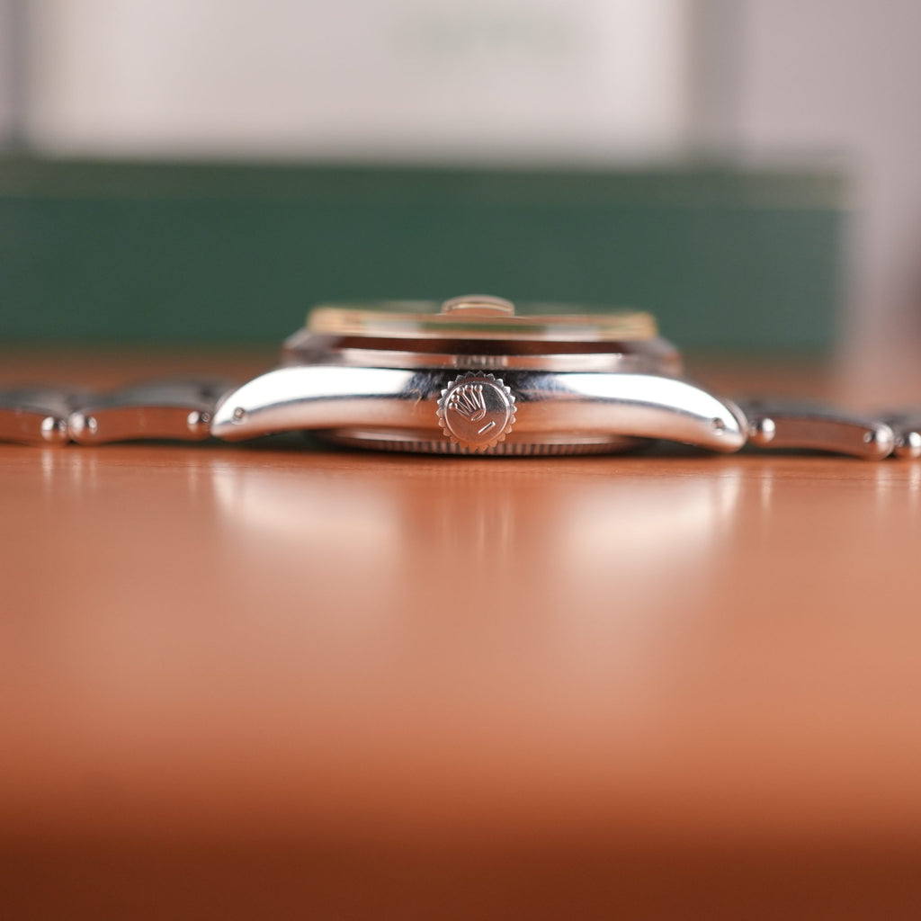 1960 Rolex Oyster Precision 6466 Boy Size Original Waffle Dial with Box