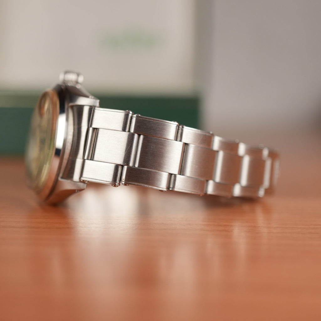 1960 Rolex Oyster Precision 6466 Boy Size Original Waffle Dial with Box