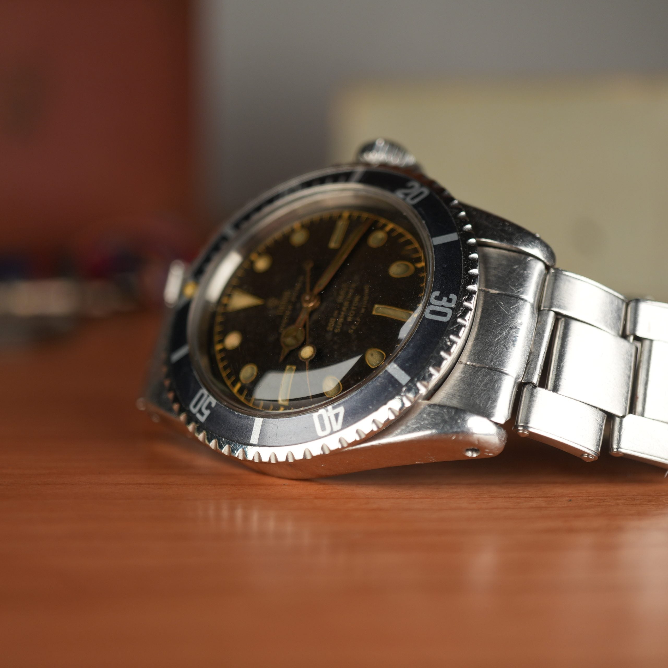 1960 Tudor Submariner 7928  Full Set Tropical Dial Canadian Army Provenance