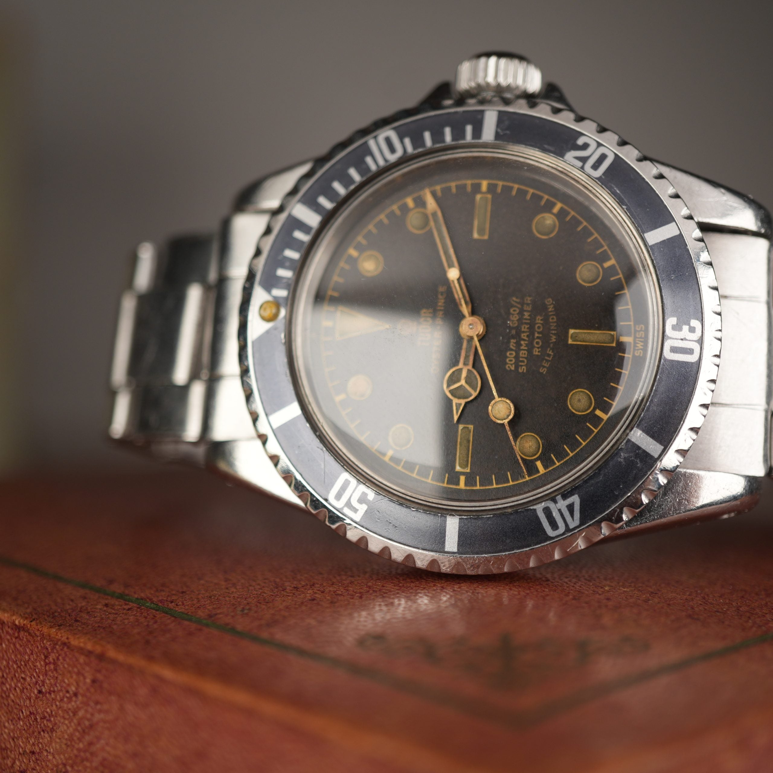 1960 Tudor Submariner 7928  Full Set Tropical Dial Canadian Army Provenance