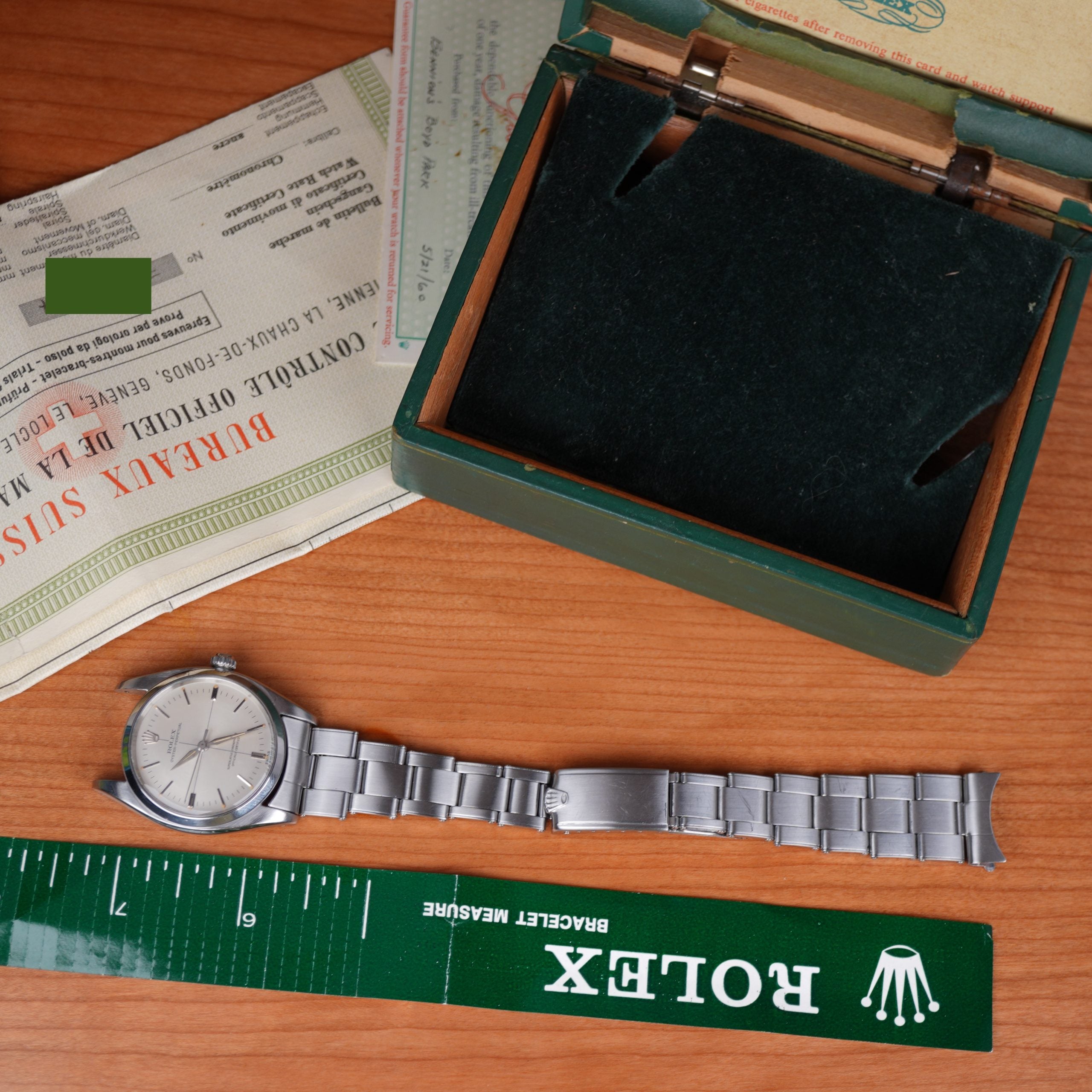 1960 Rolex 6556 Tru Beat – Ultra Rare – Box and Papers