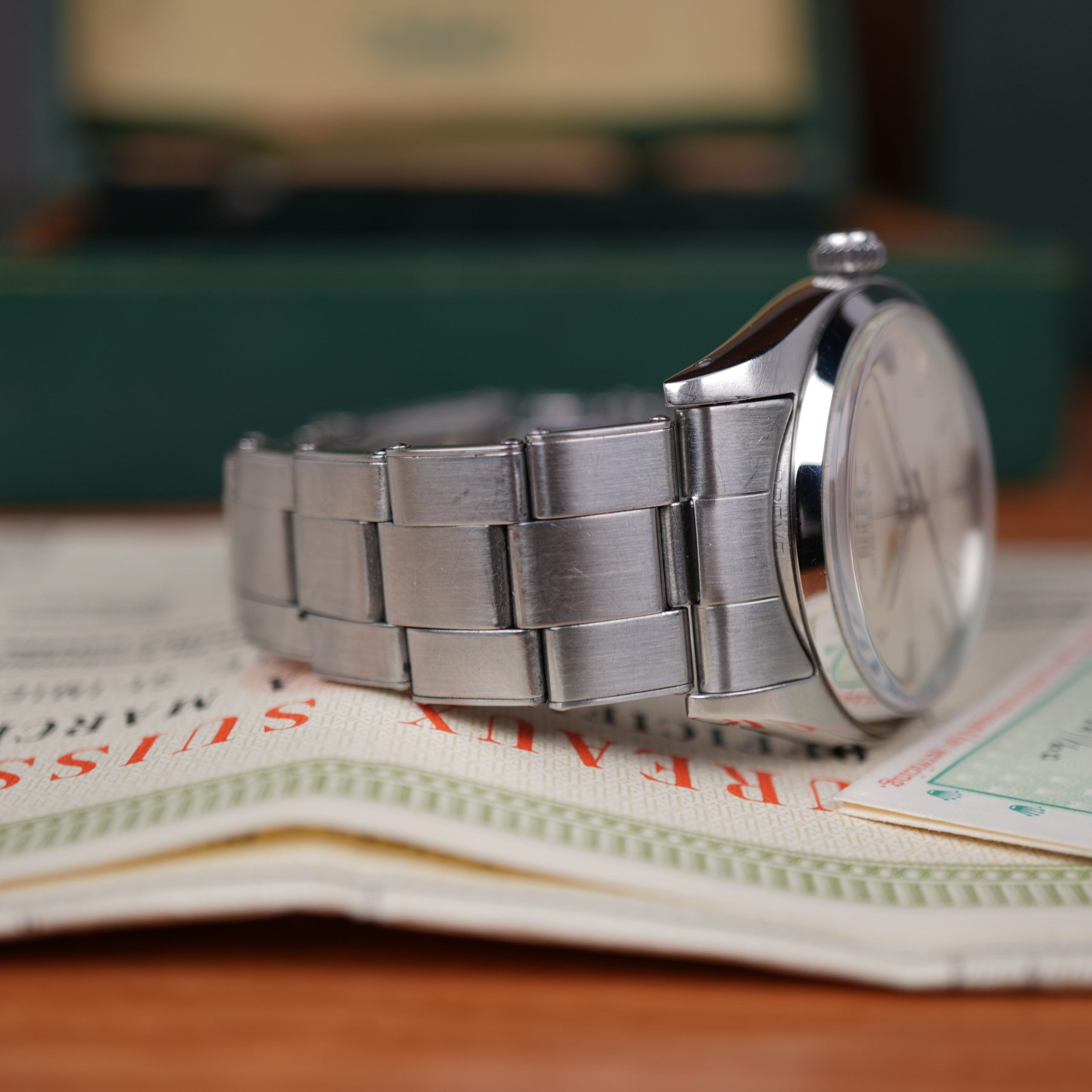 1960 Rolex 6556 Tru Beat – Ultra Rare – Box and Papers