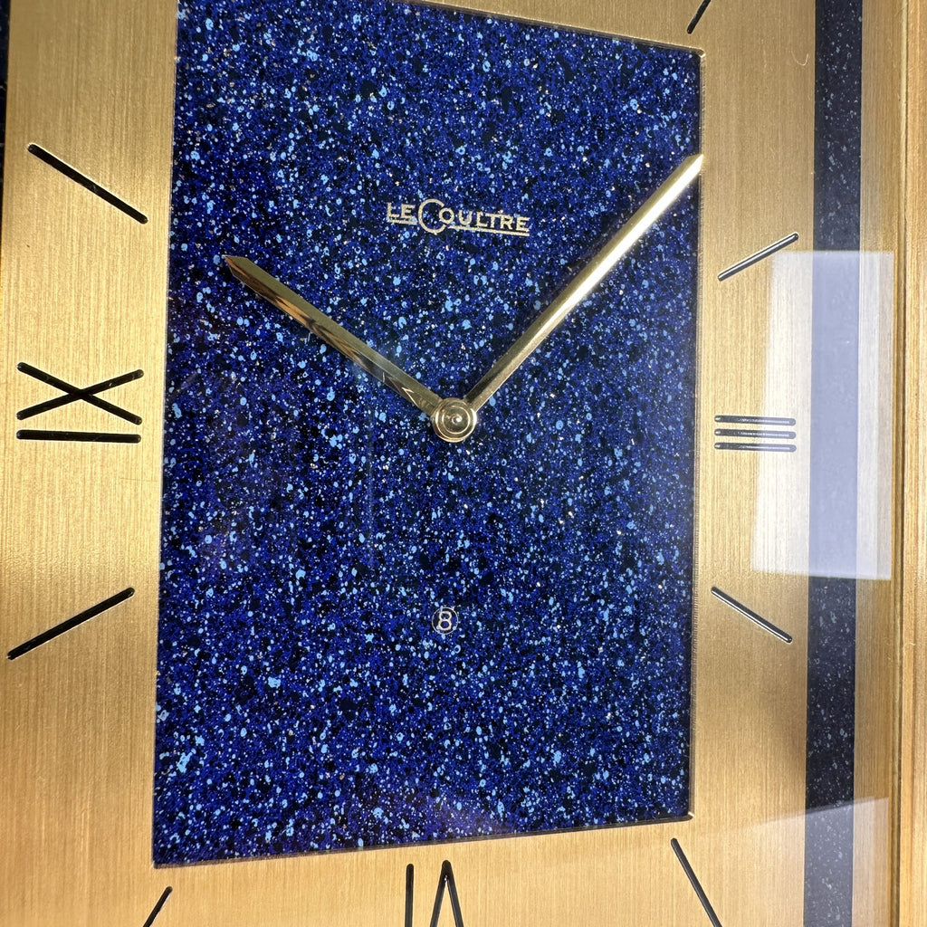 1960’s Jaeger LeCoultre Desk Clock ref. 530 New Old Stock NOS with Box and Papers