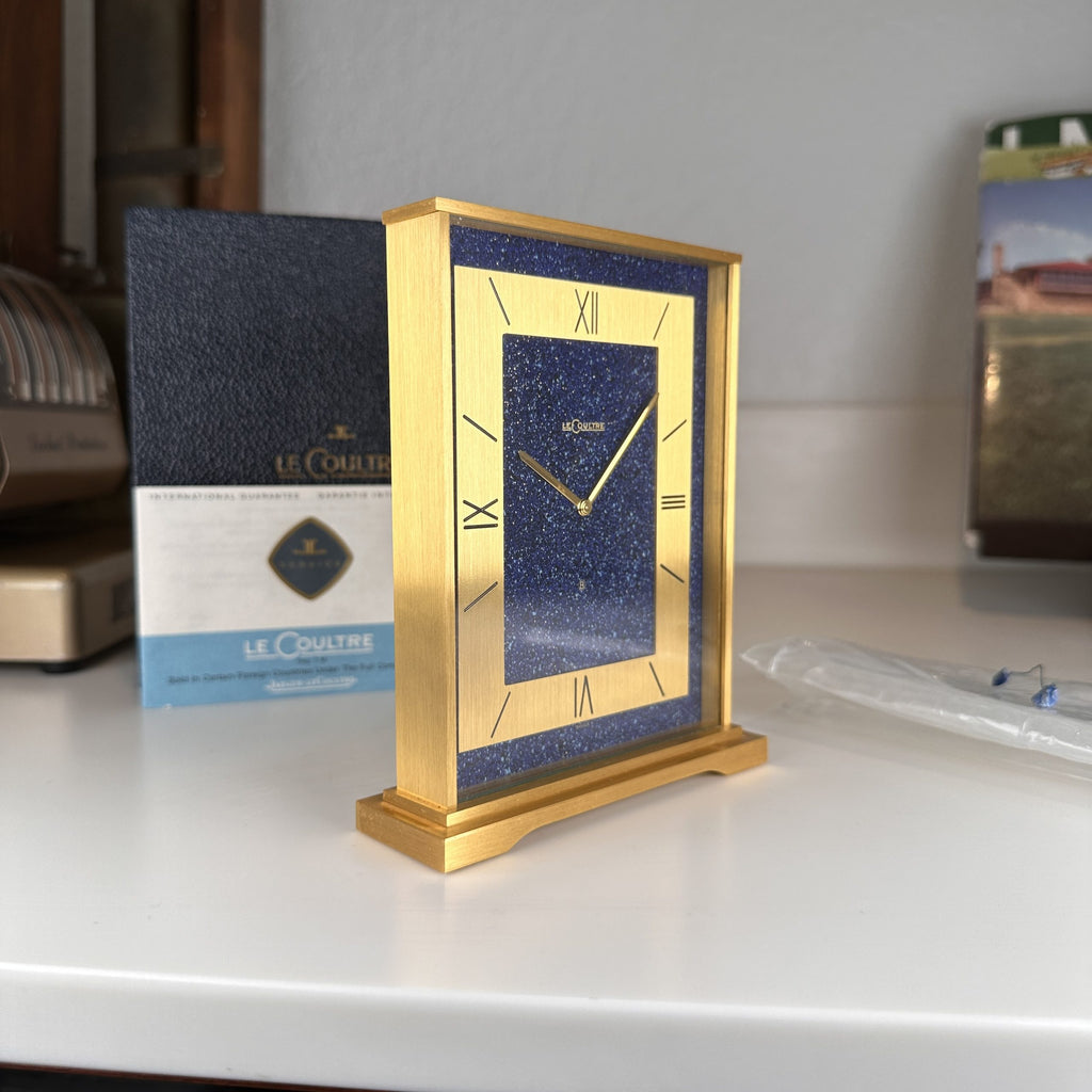 1960’s Jaeger LeCoultre Desk Clock ref. 530 New Old Stock NOS with Box and Papers