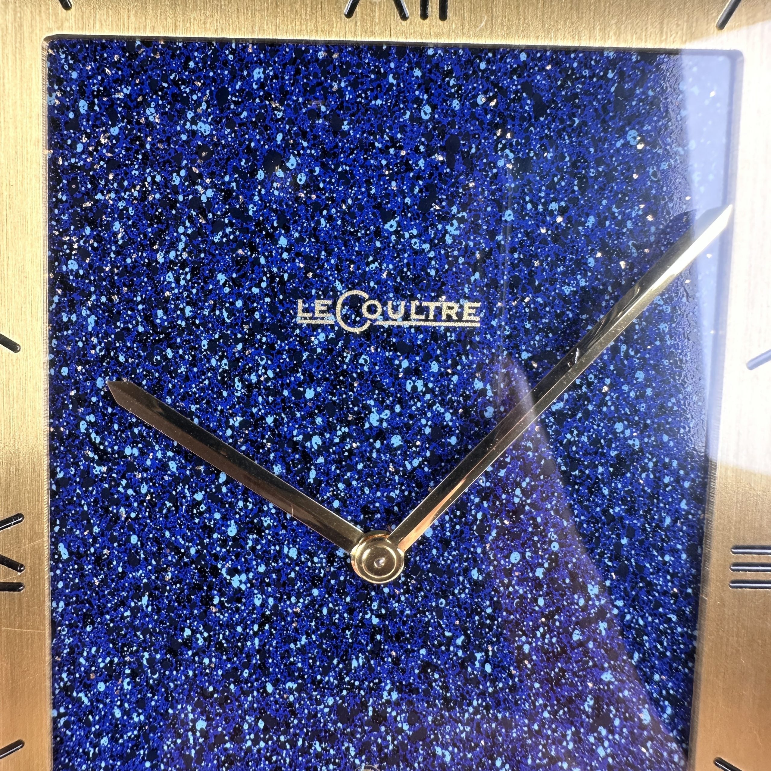 1960’s Jaeger LeCoultre Desk Clock ref. 530 New Old Stock NOS with Box and Papers