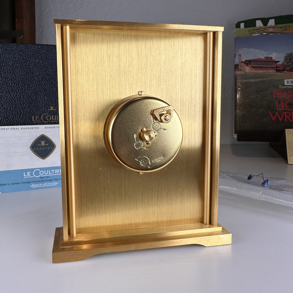 1960’s Jaeger LeCoultre Desk Clock ref. 530 New Old Stock NOS with Box and Papers