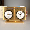 1960’s Jaeger LeCoultre Desk Clock ref. 117 New Old Stock NOS with Box and Papers