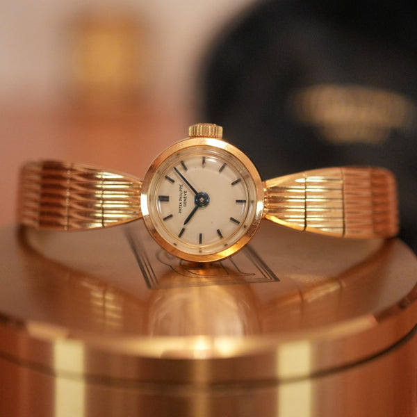 1960’s Patek Philippe “Golden Crest” Ref. 3266/16 in Solid 18k Yellow Gold with Original Box