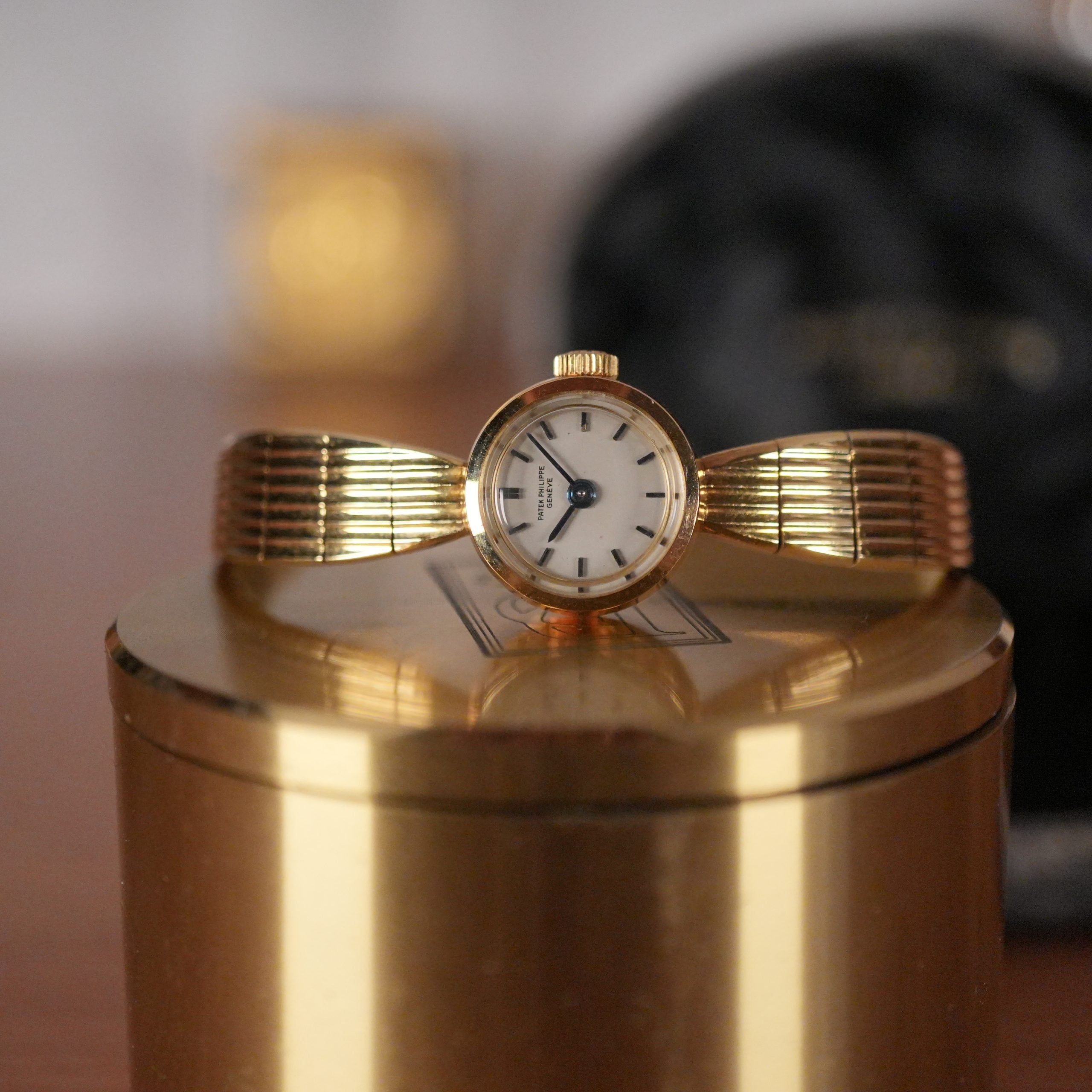 1960’s Patek Philippe “Golden Crest” Ref. 3266/16 in Solid 18k Yellow Gold with Original Box